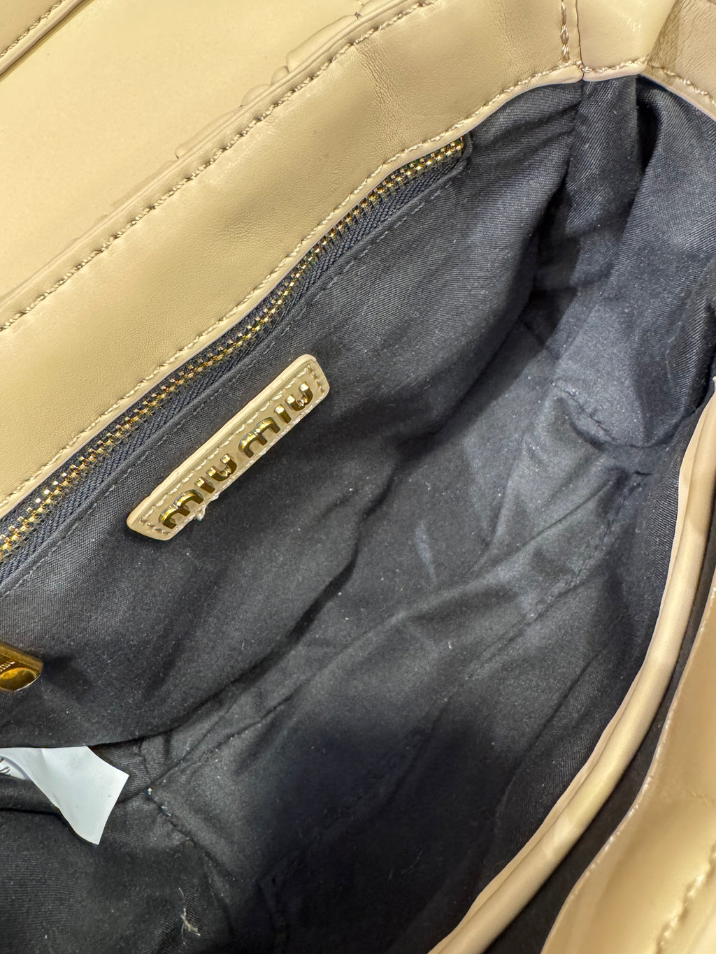 Miu Miu matelassé leather mini bag