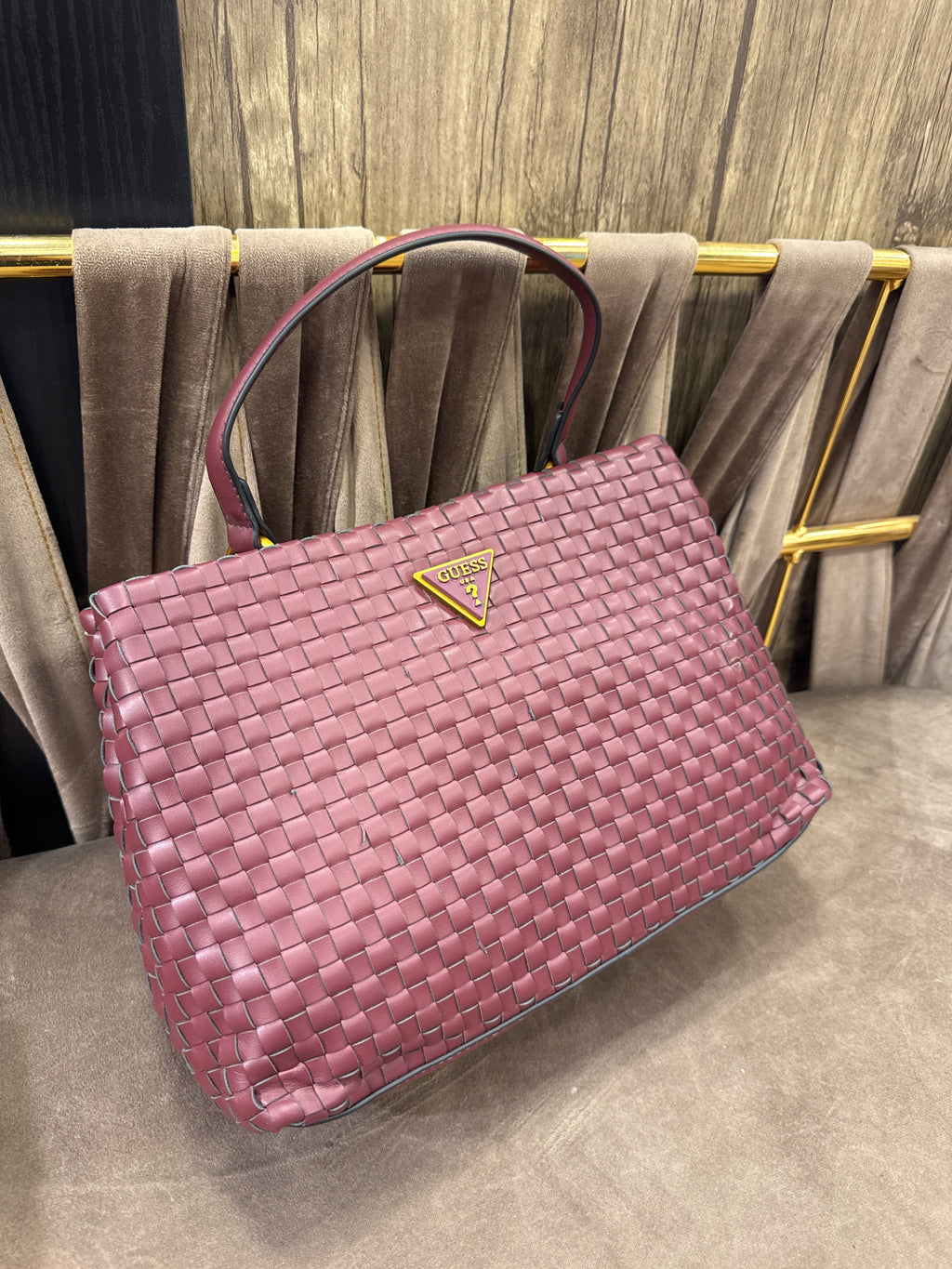 Guess Lisbet Woven Handbag