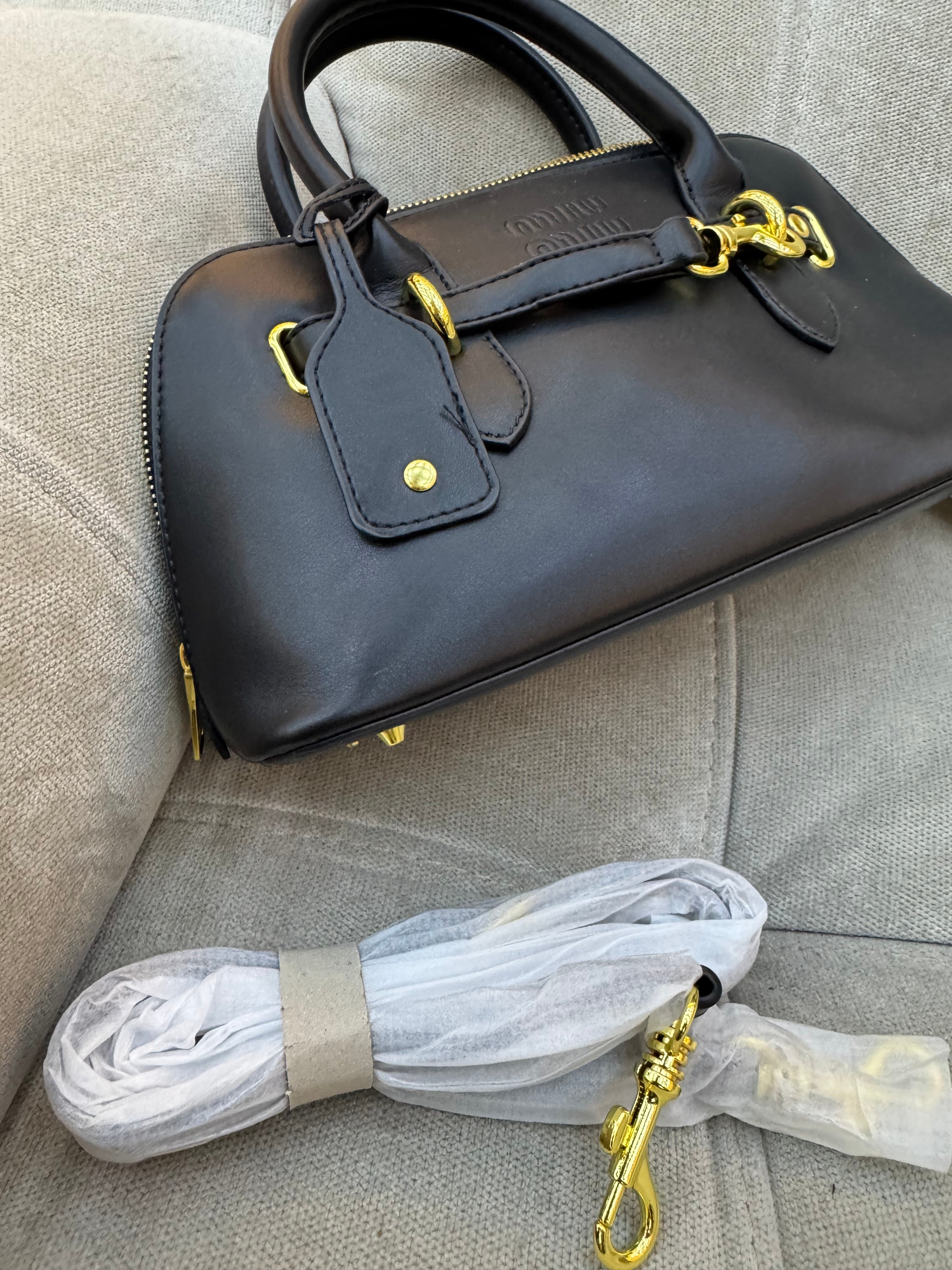 Miu Miu Aventure leather top bag