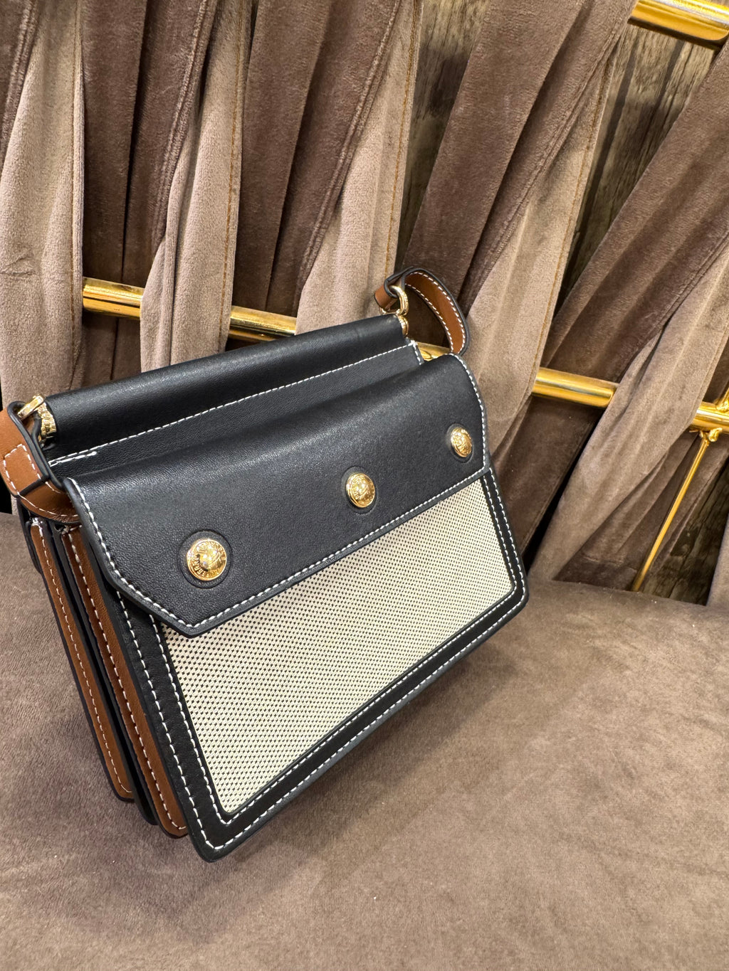 Burberry Mini Horseferry Print Title Bag