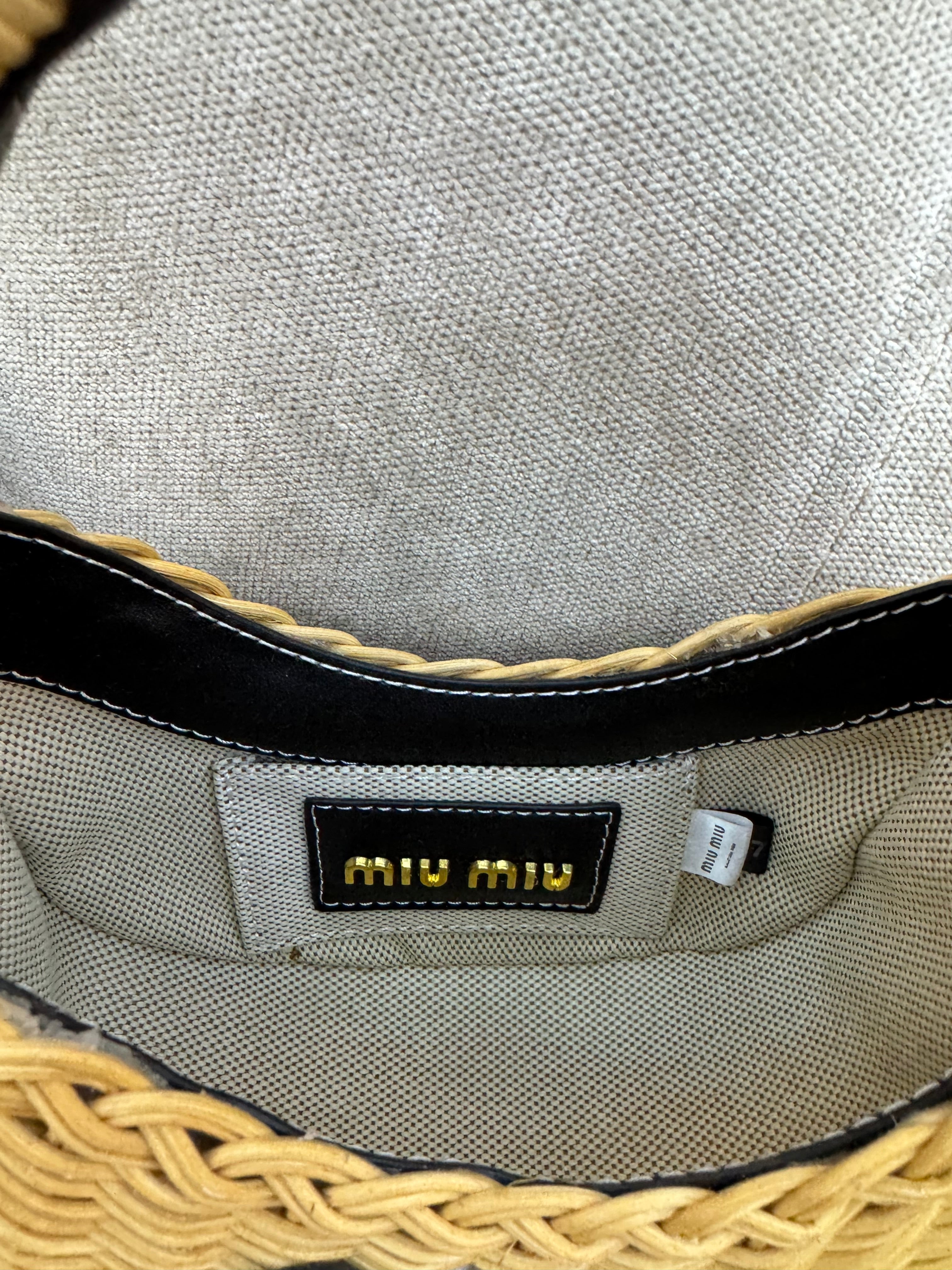 Miu Miu Wander wicker bag