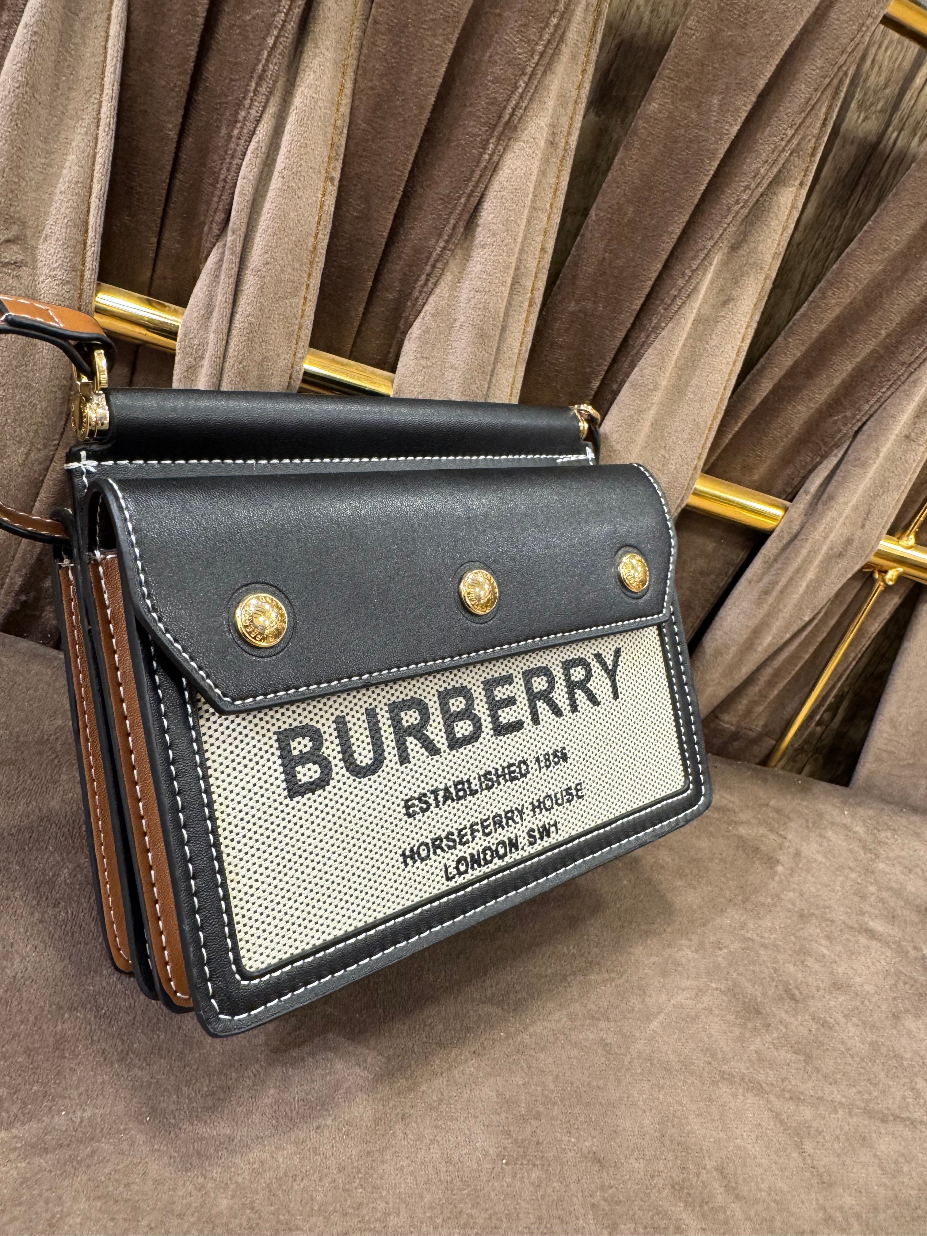 Burberry Mini Horseferry Print Title Bag