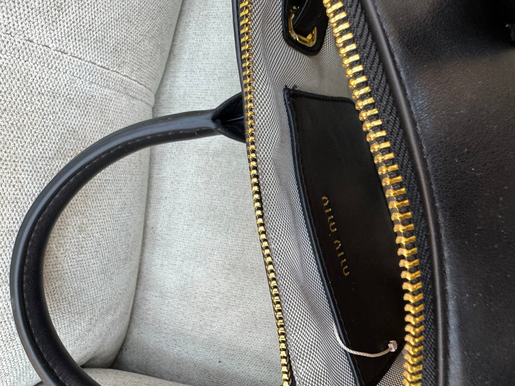 Miu Miu Aventure leather top bag