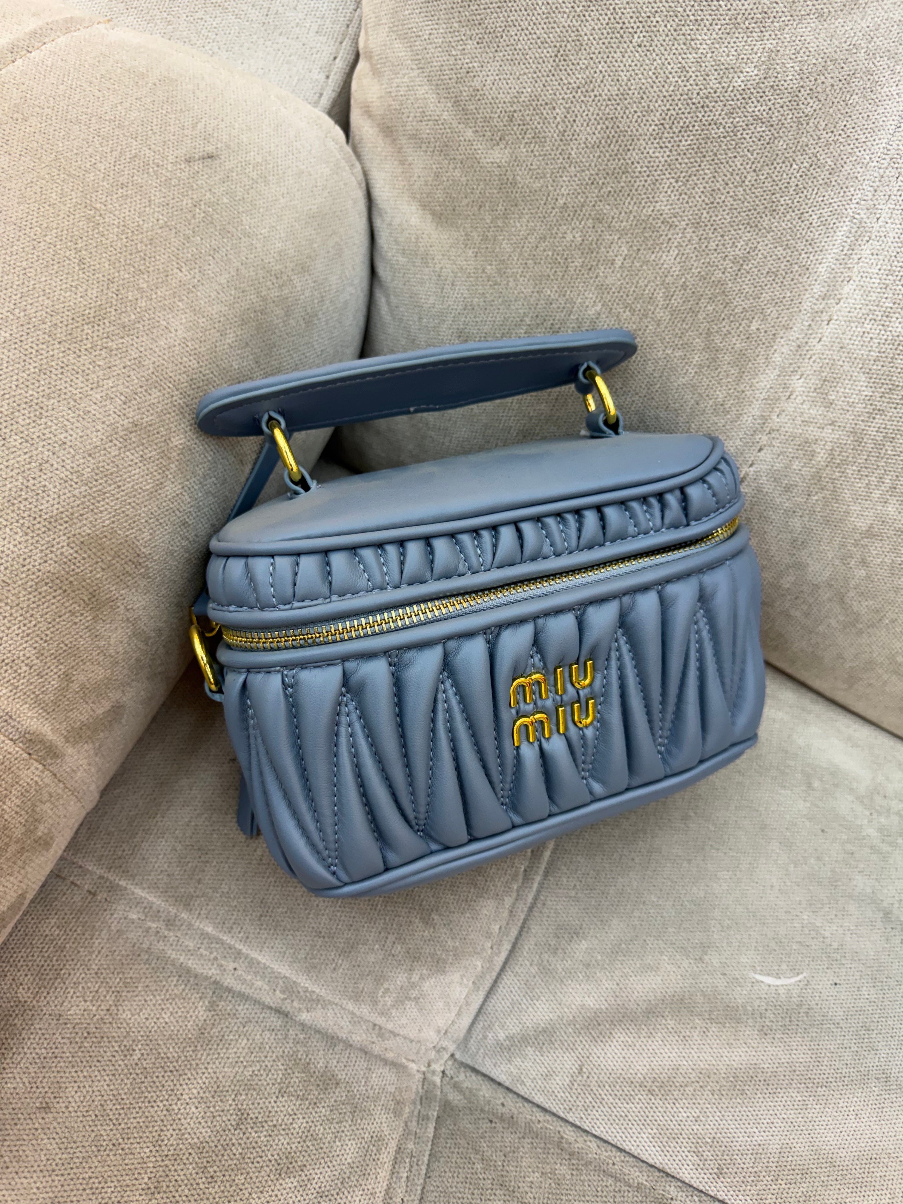 Miu Miu Matelassé vanity bag