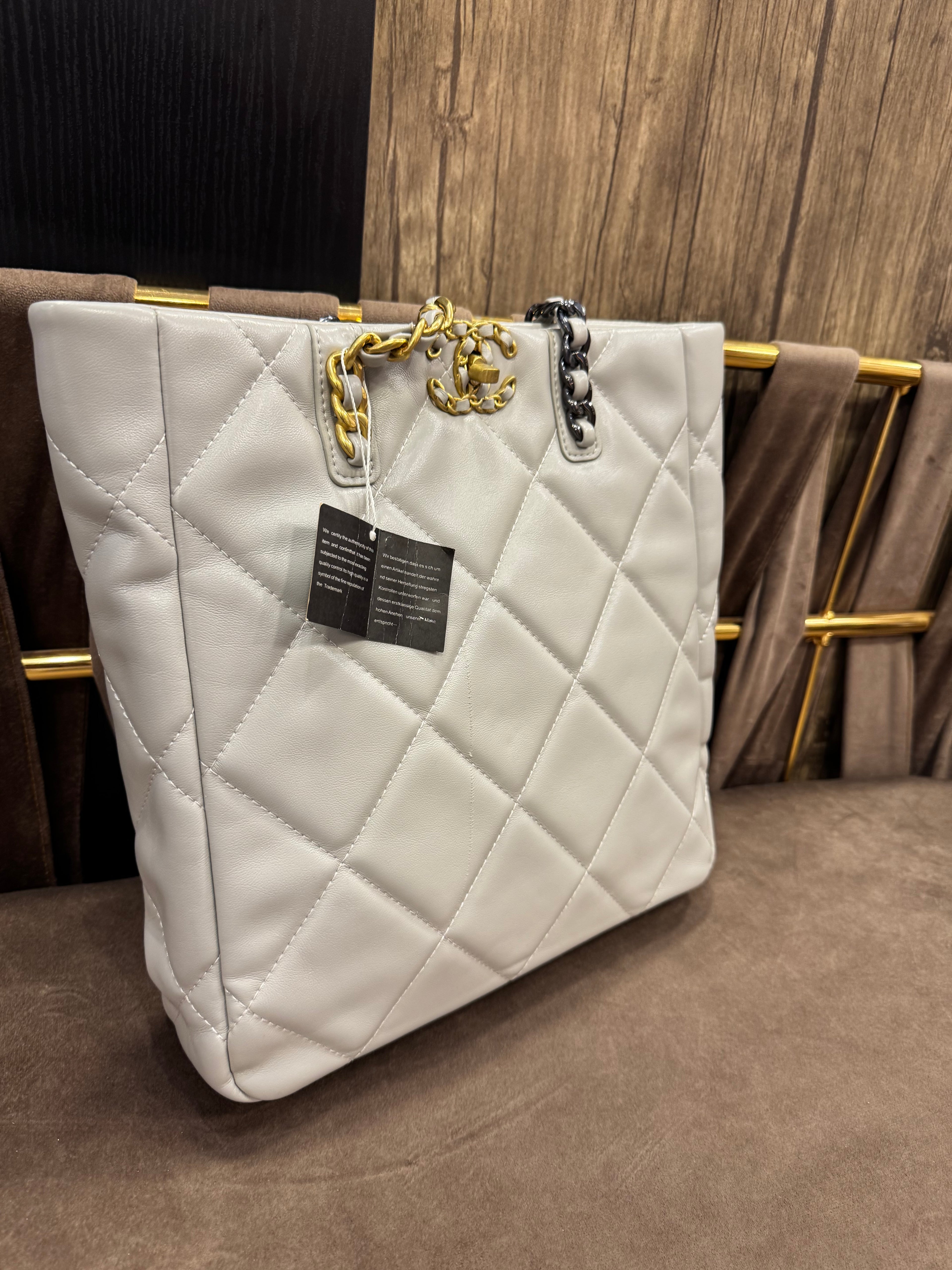 Chanel 19 shopping bag