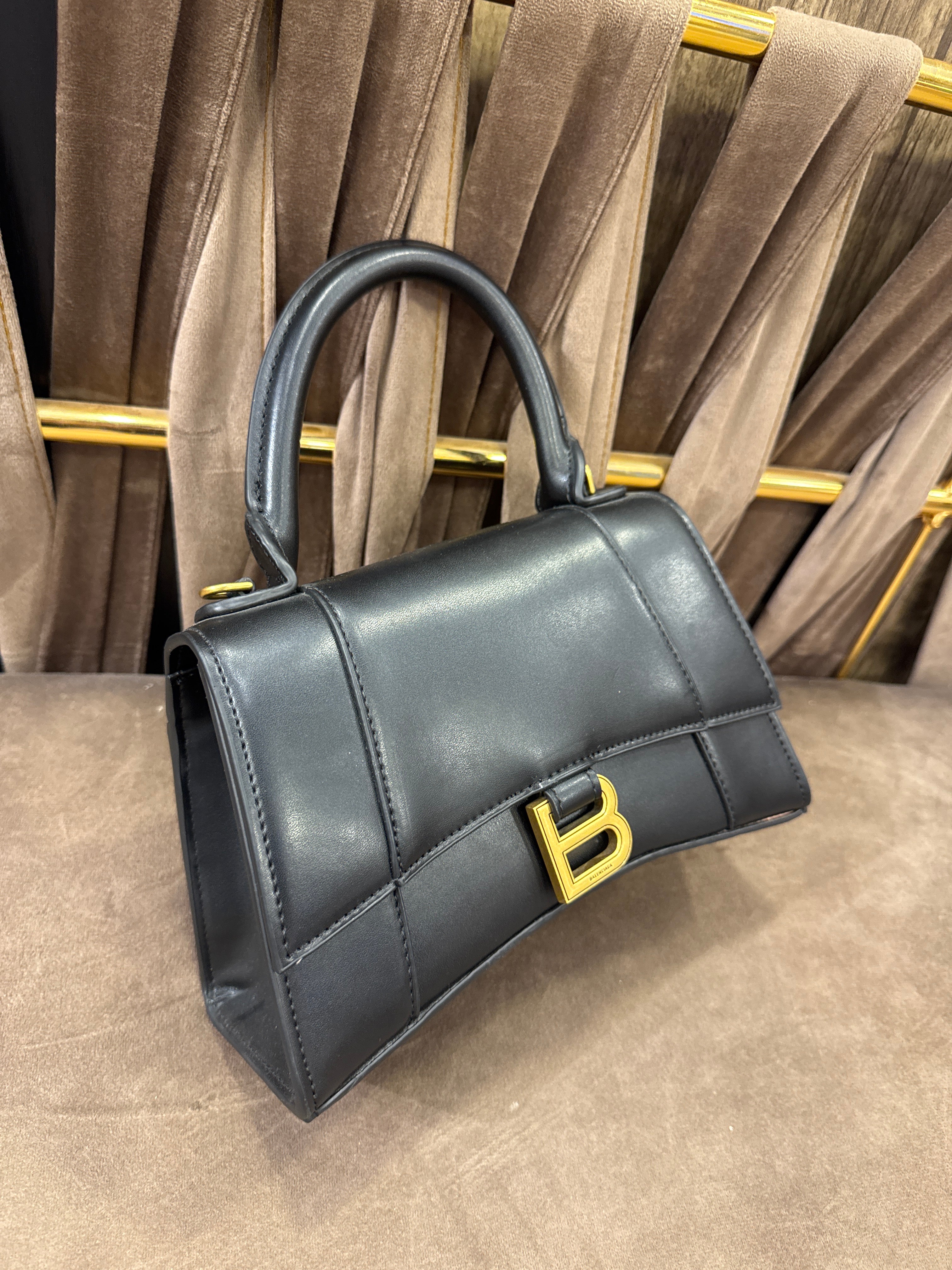 Balenciaga Hourglass top handle bag