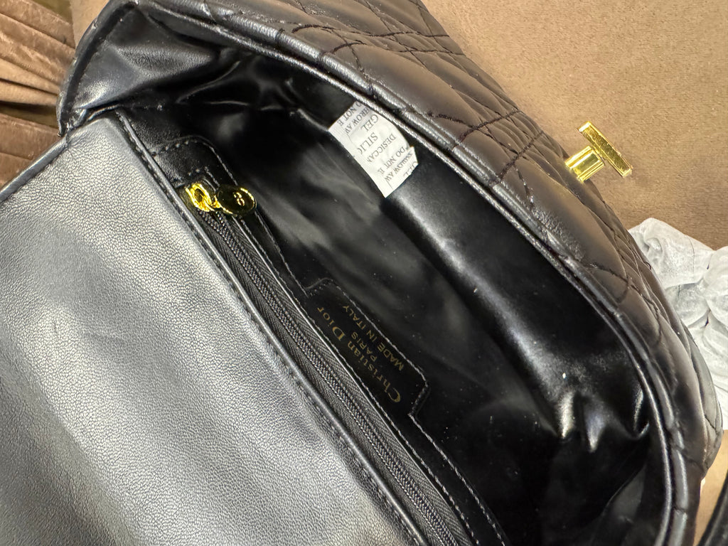 Dior Caro Leather Shoulder Bag,
