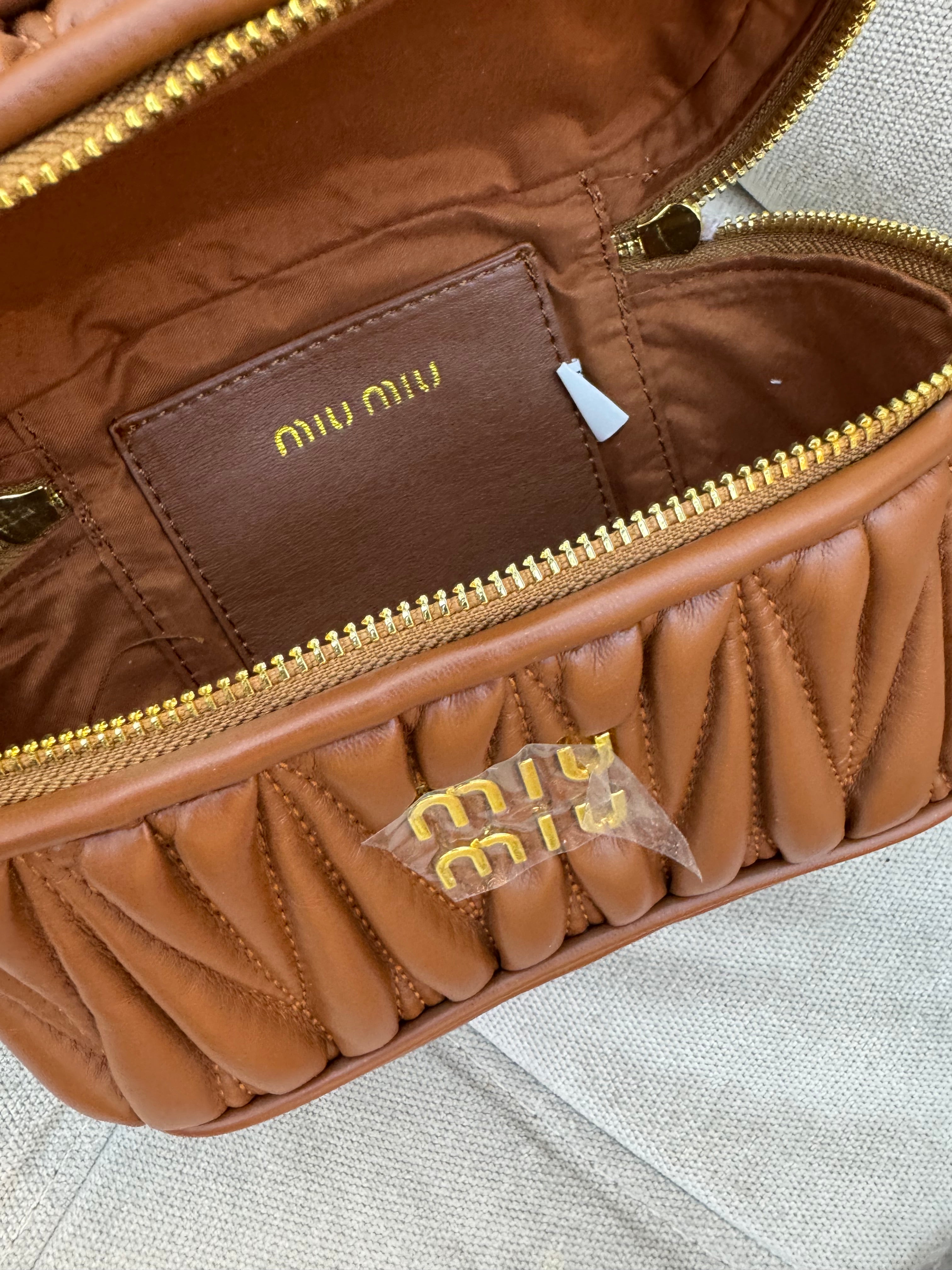 Miu Miu Matelassé vanity bag
