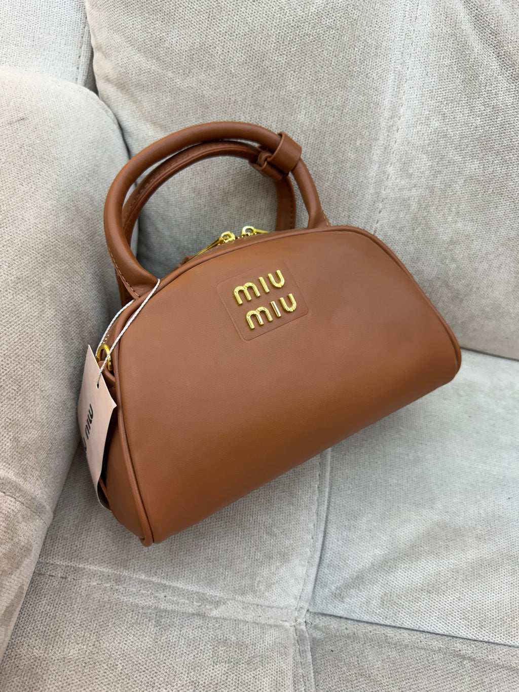 Miu Miu Soft Calf Small Top Handle Bag
