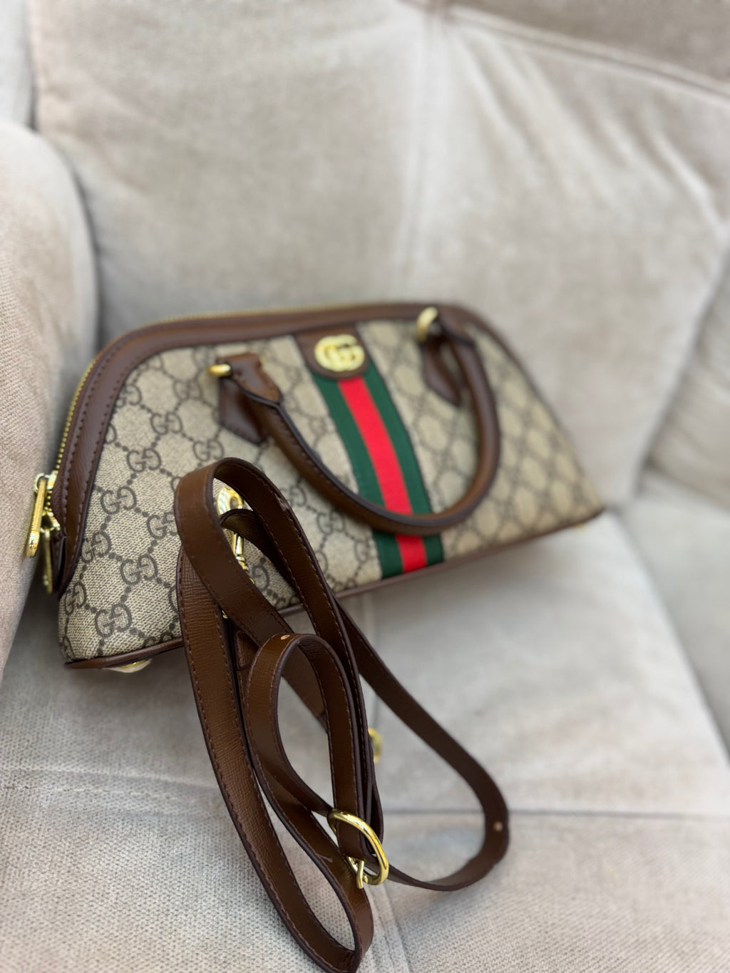 Gucci Ophidia small top handle bag
