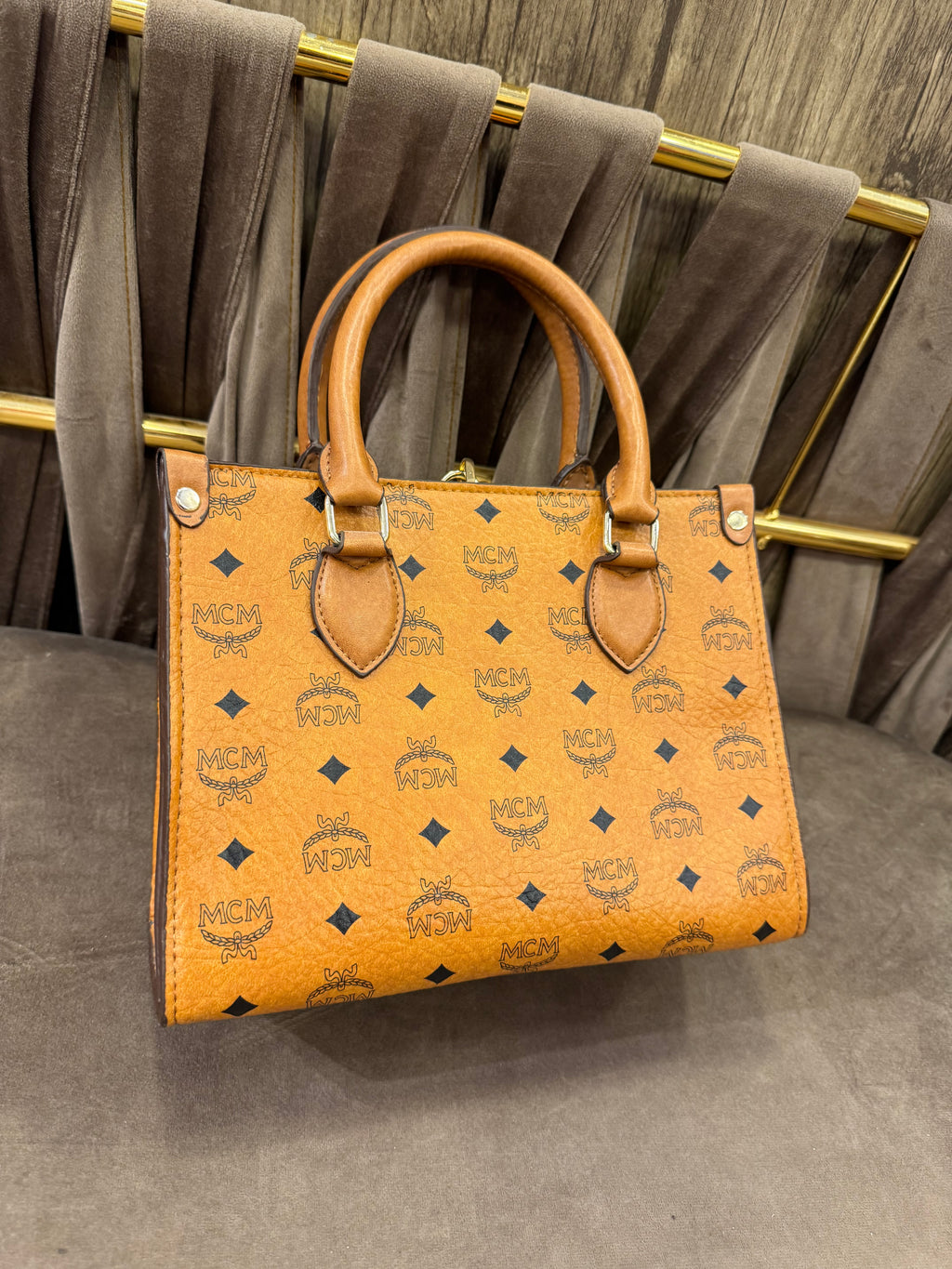MCM Small München tote bag