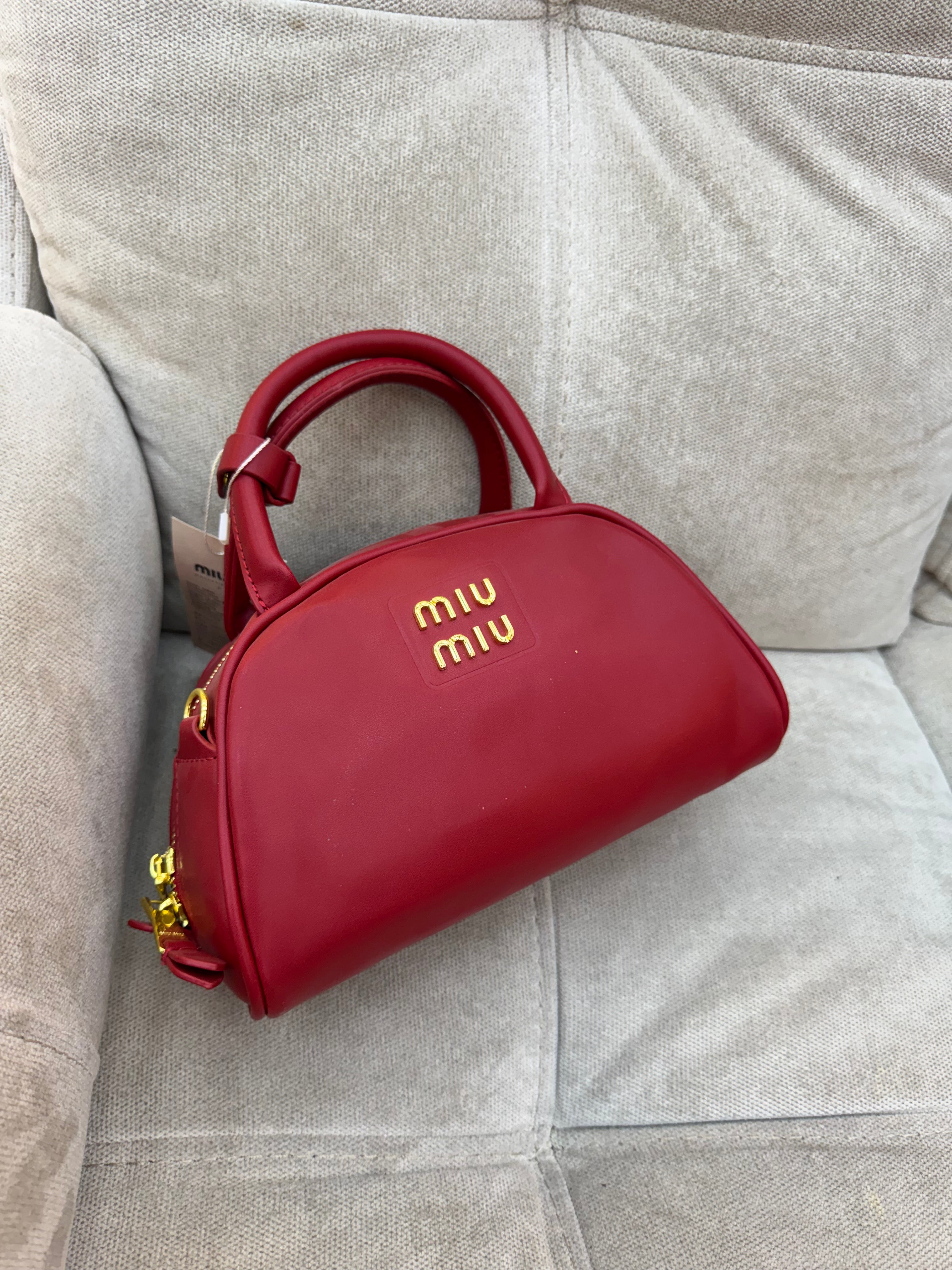 Miu Miu Soft Calf Small Top Handle Bag