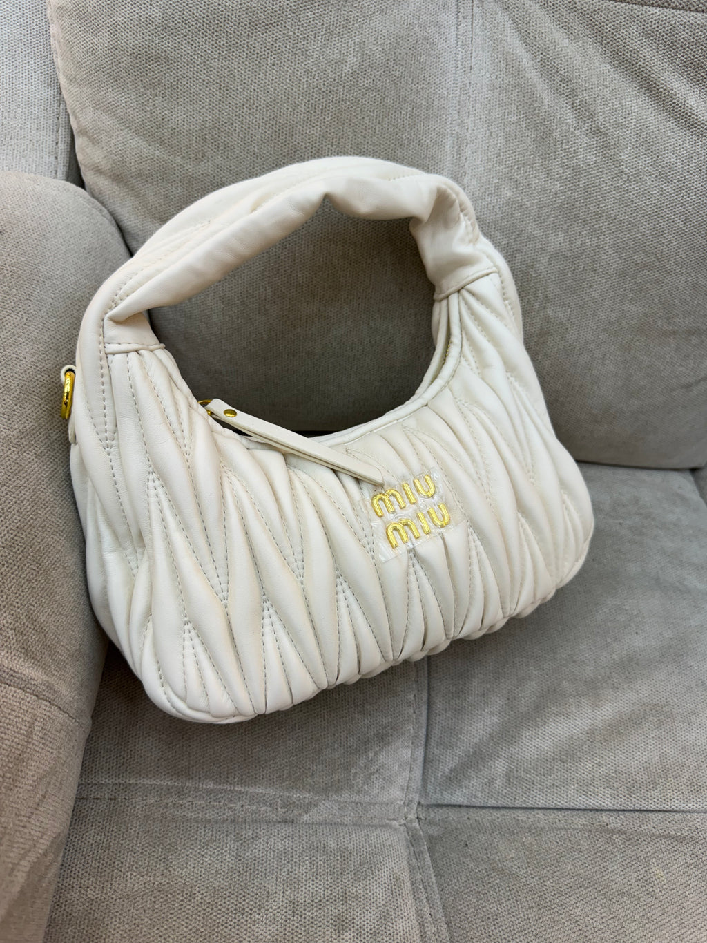 Miu Miu Wander Matelassé hobo