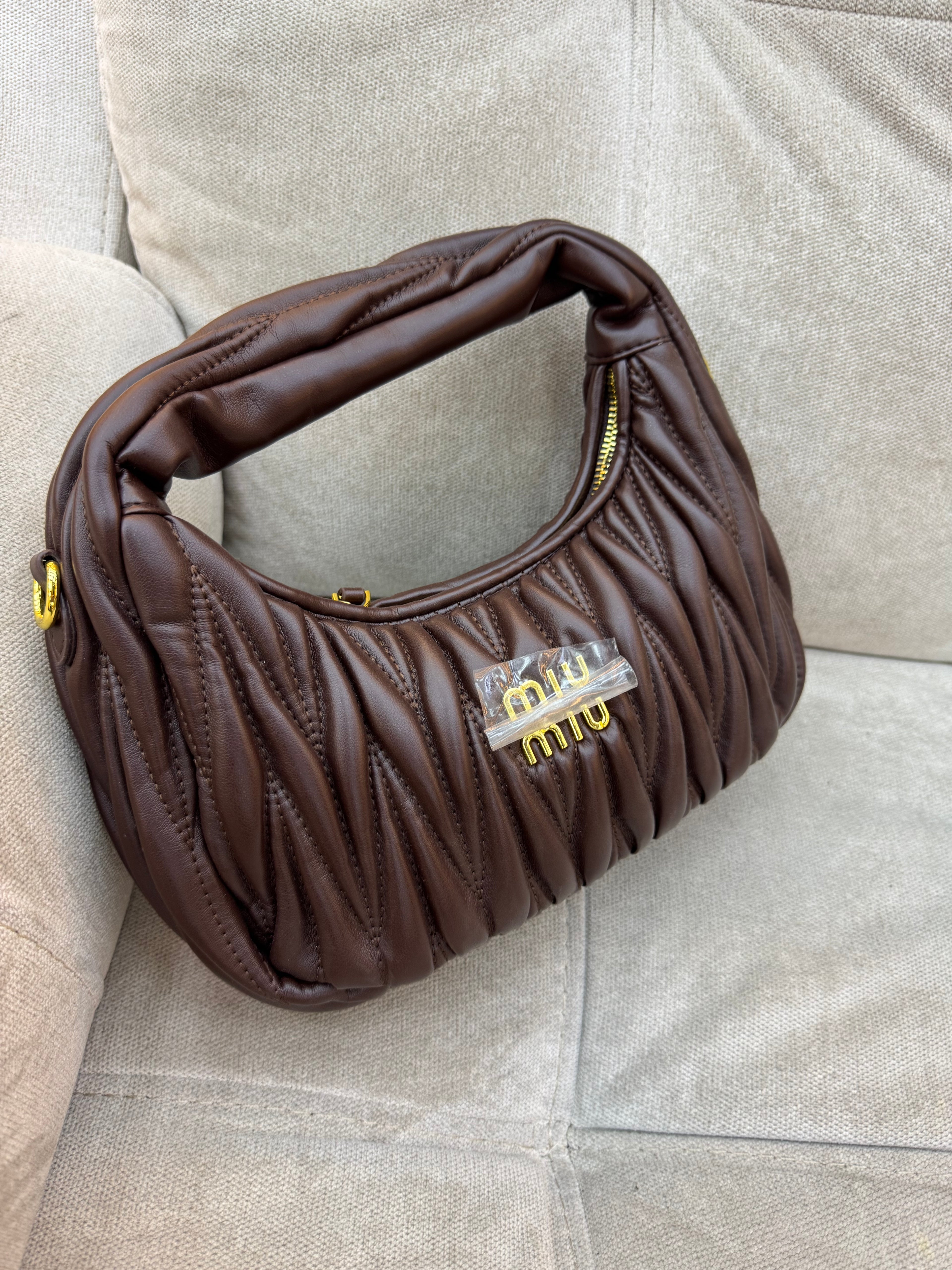 Miu Miu Wander Matelassé hobo