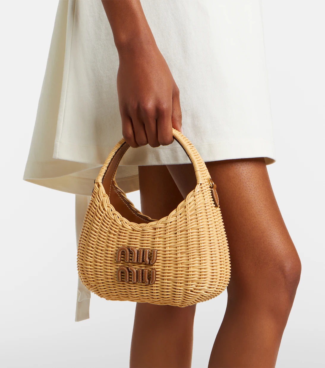 Miu Miu Wander wicker bag
