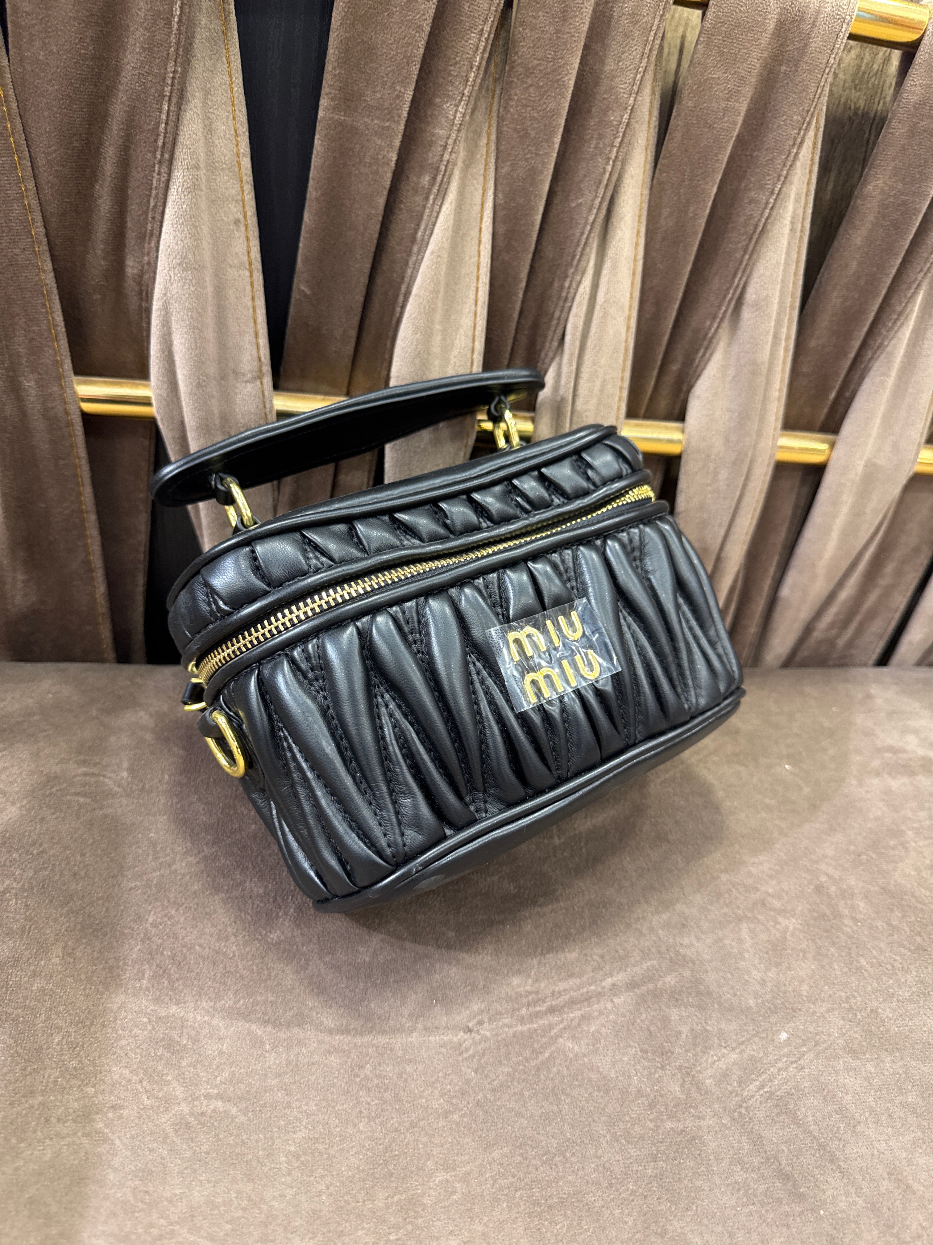 Miu Miu Matelassé vanity bag