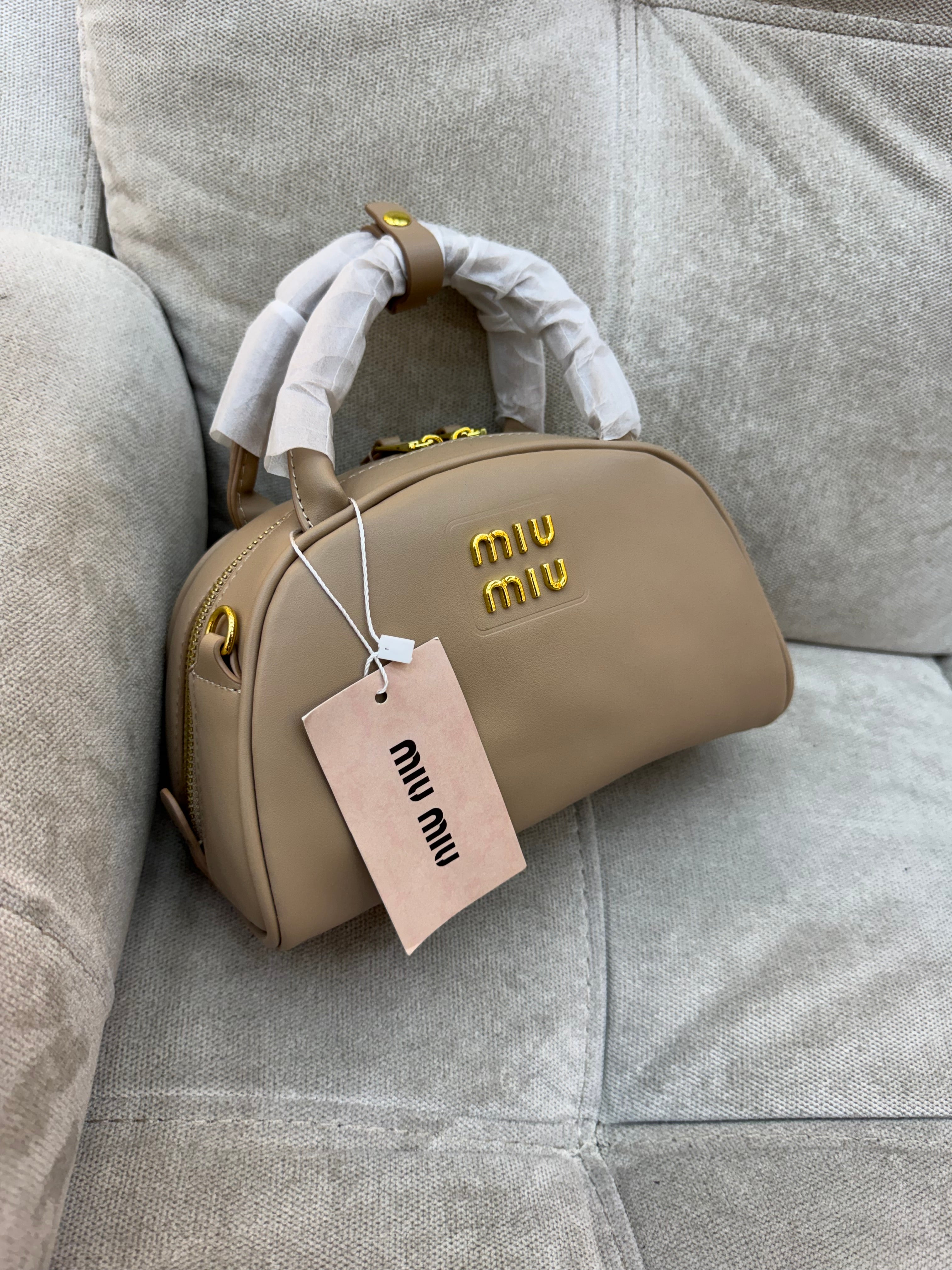 Miu Miu Soft Calf Small Top Handle Bag