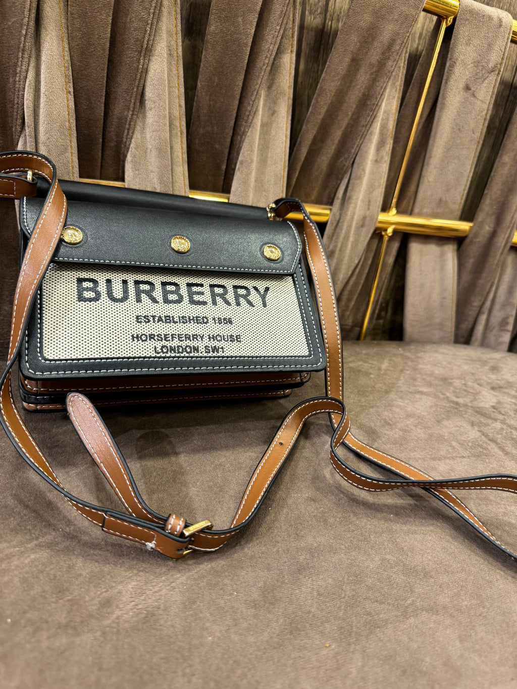 Burberry Mini Horseferry Print Title Bag