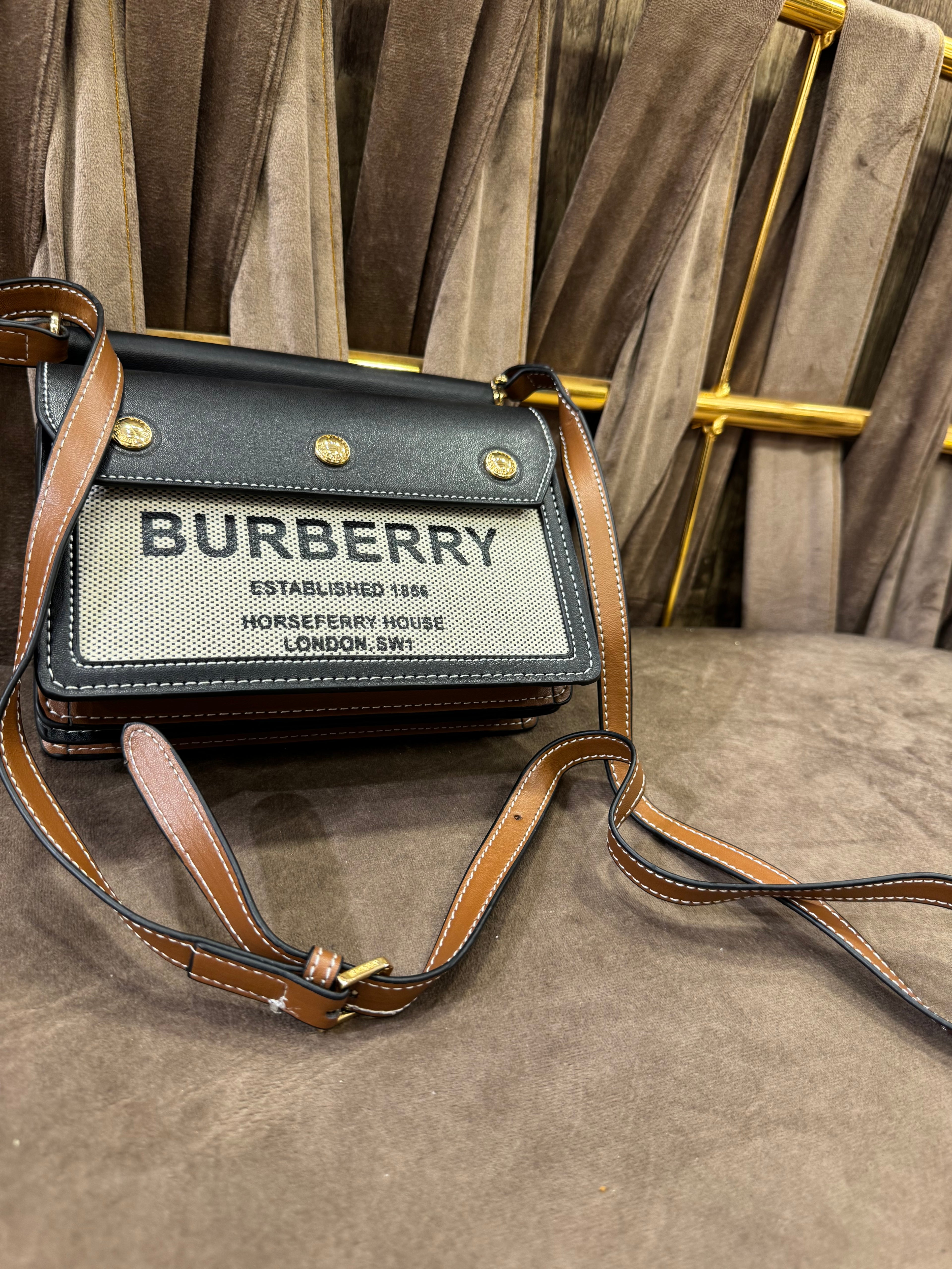 Burberry Mini Horseferry Print Title Bag