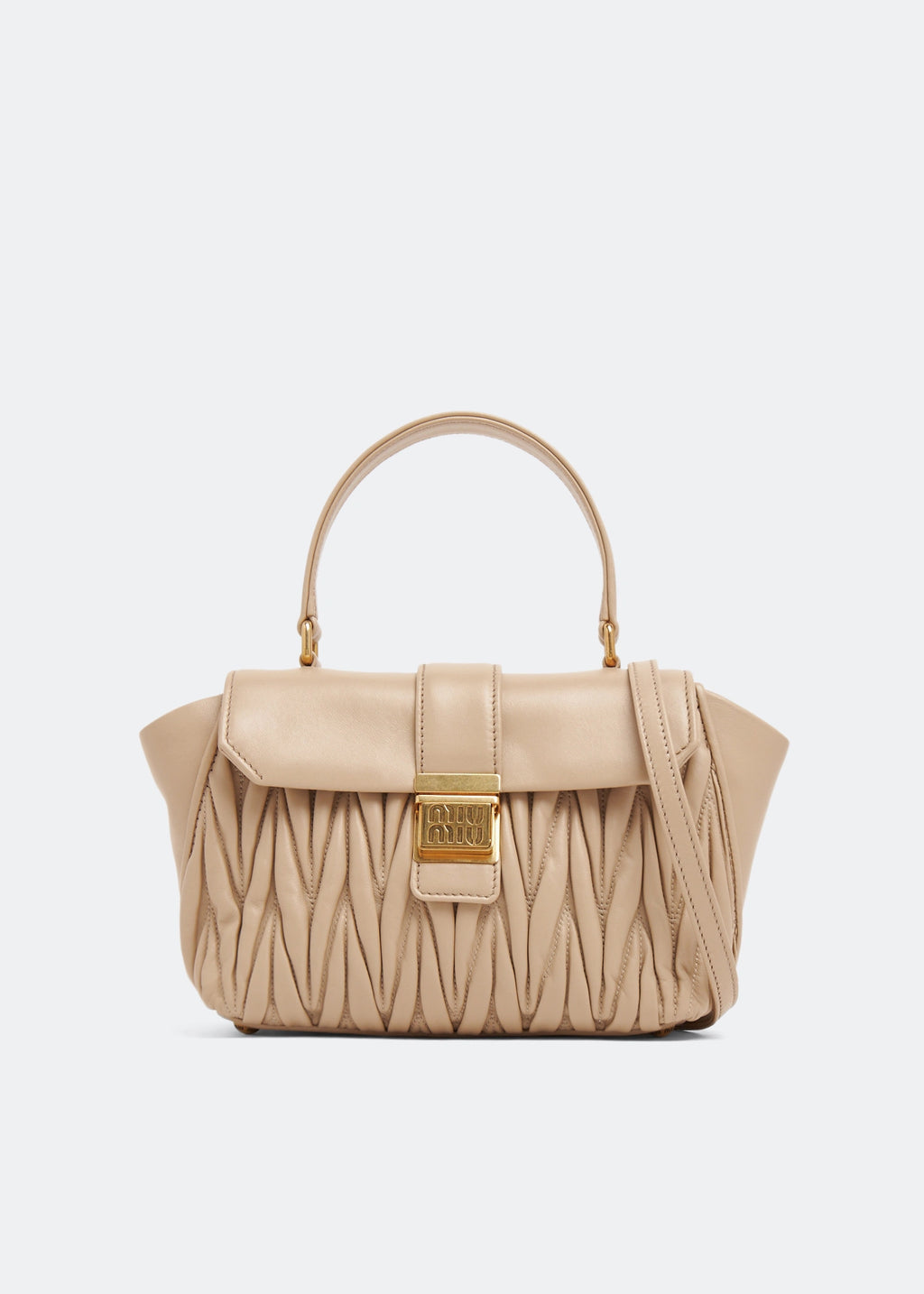 Miu Miu matelassé leather mini bag