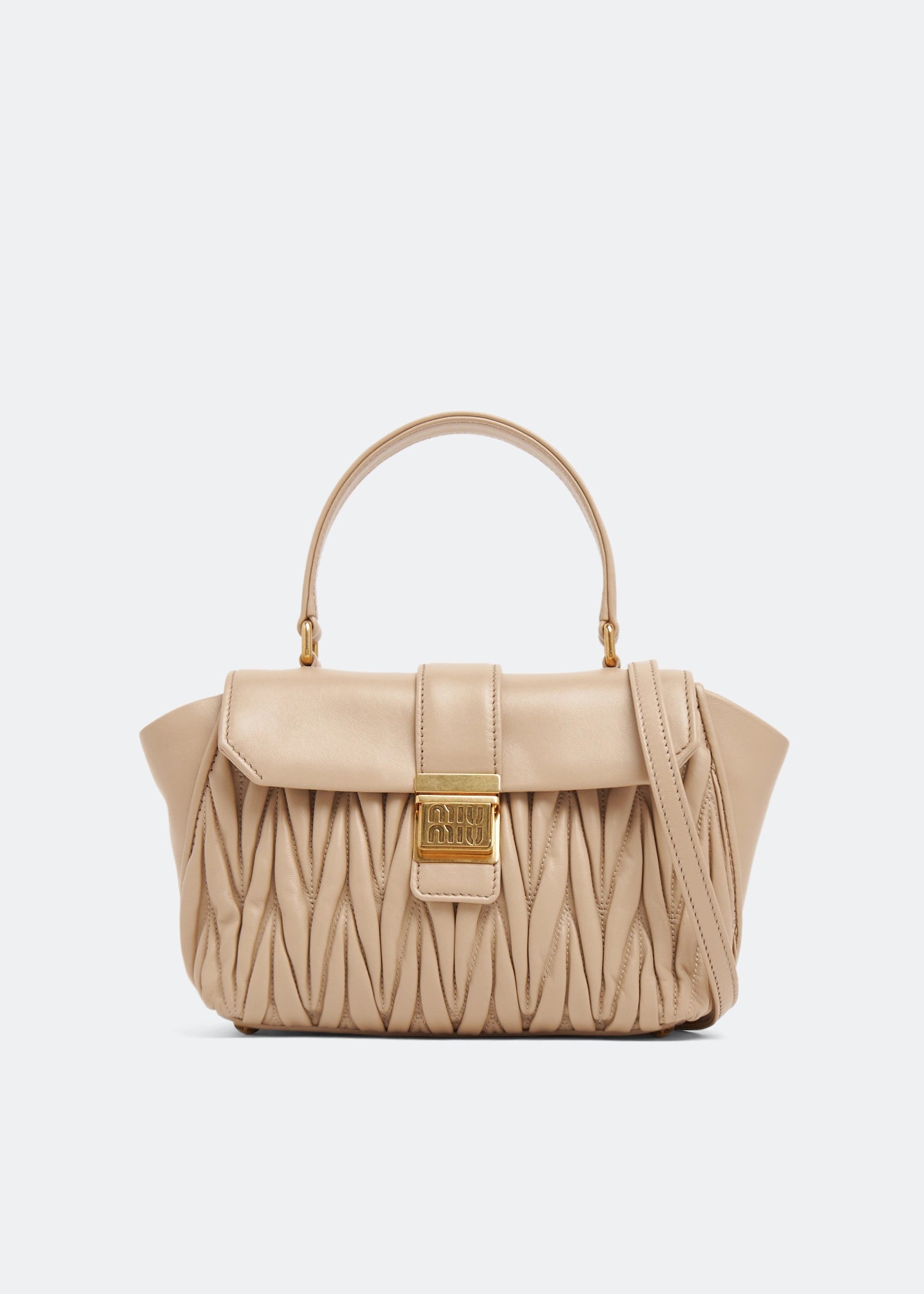 Miu Miu matelassé leather mini bag