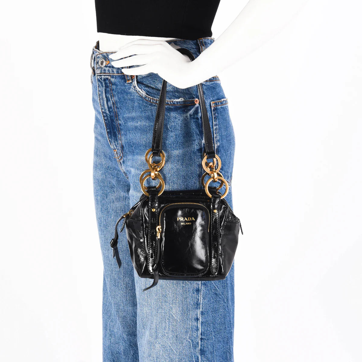 Prada Dangle top-handle mini-bag