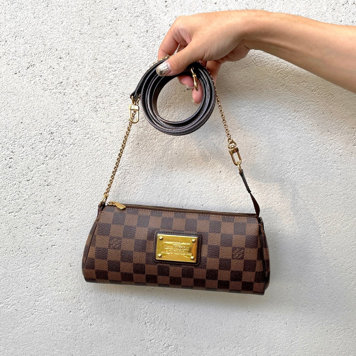 Louis Vuitton Lv damier ebene eva pouch shoulder