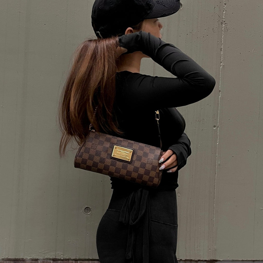Louis Vuitton Lv damier ebene eva pouch shoulder