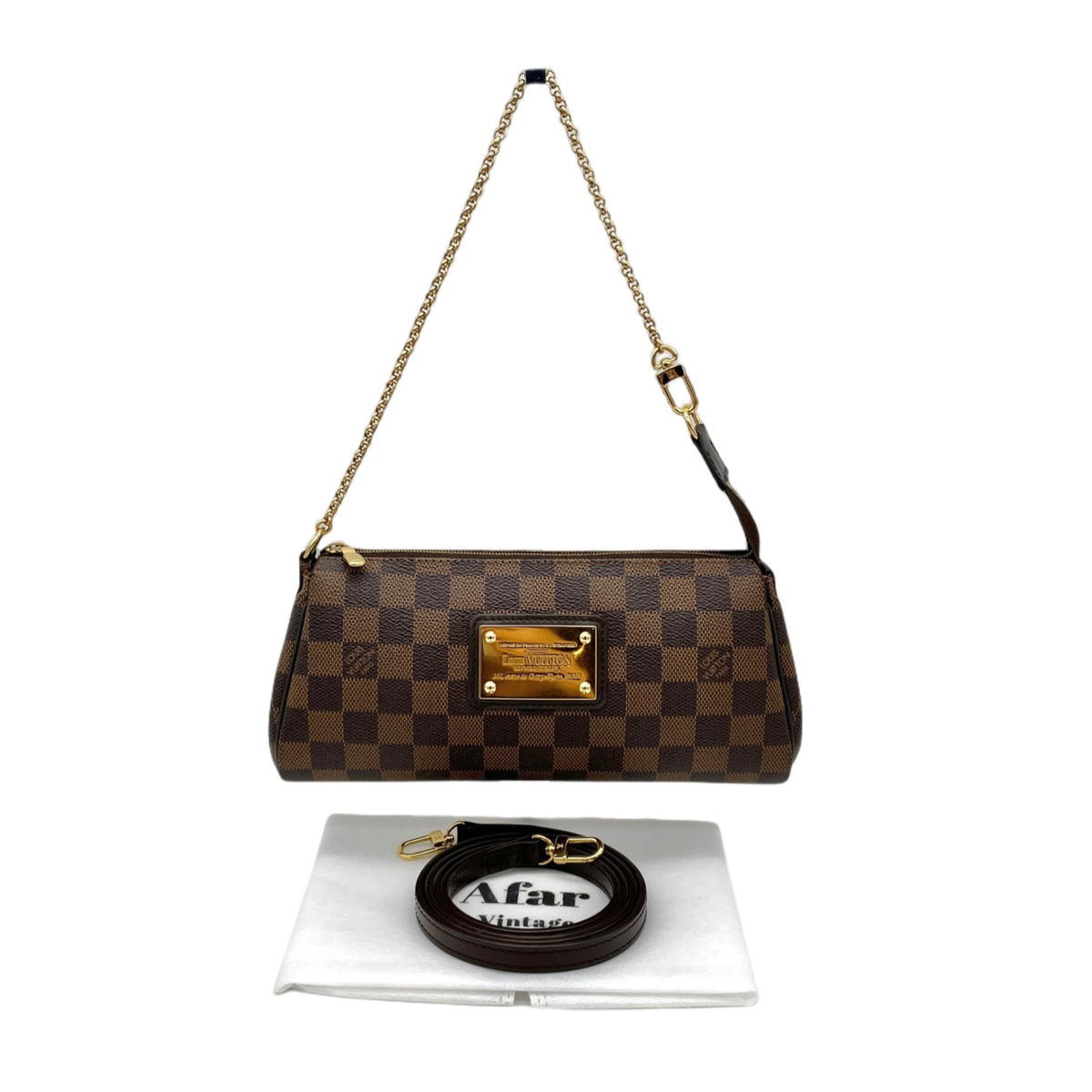 Louis Vuitton Lv damier ebene eva pouch shoulder