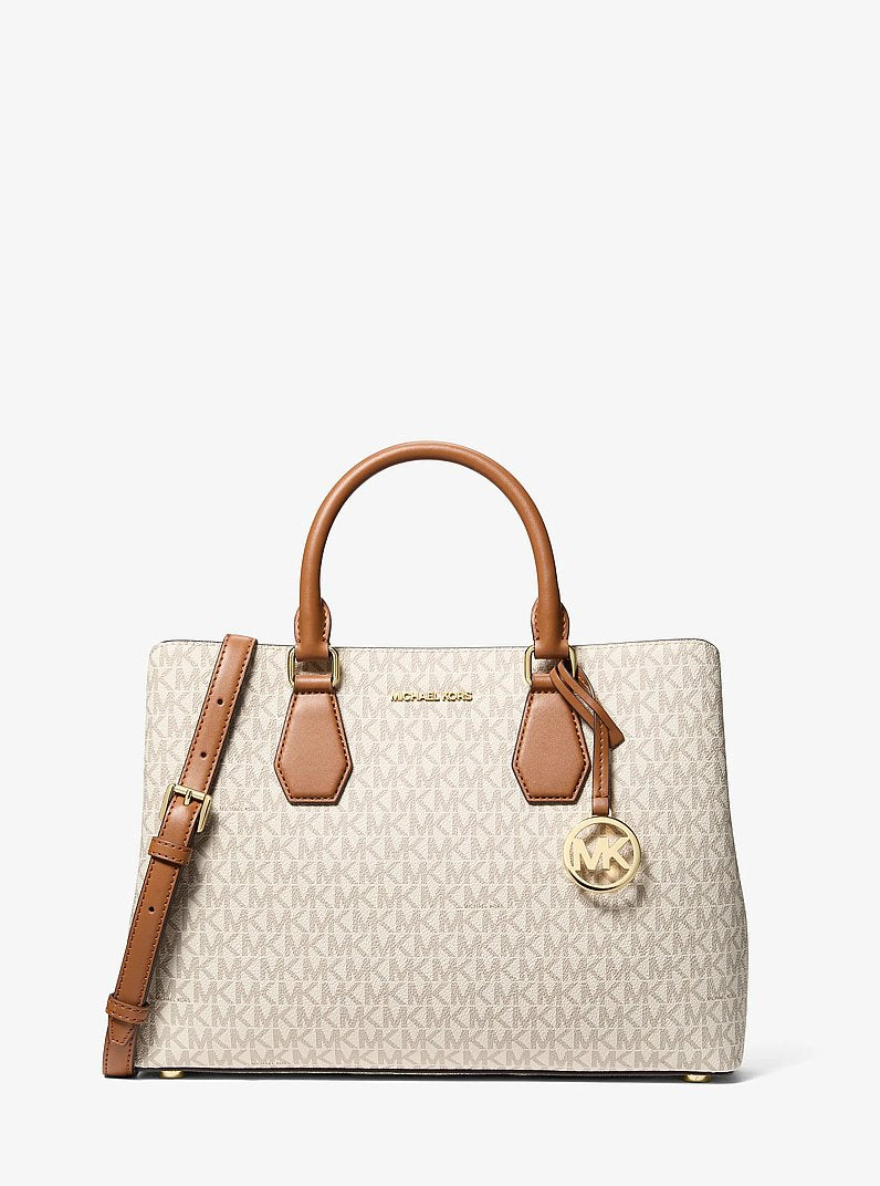 MK Camille Large Signature Logo Satchel