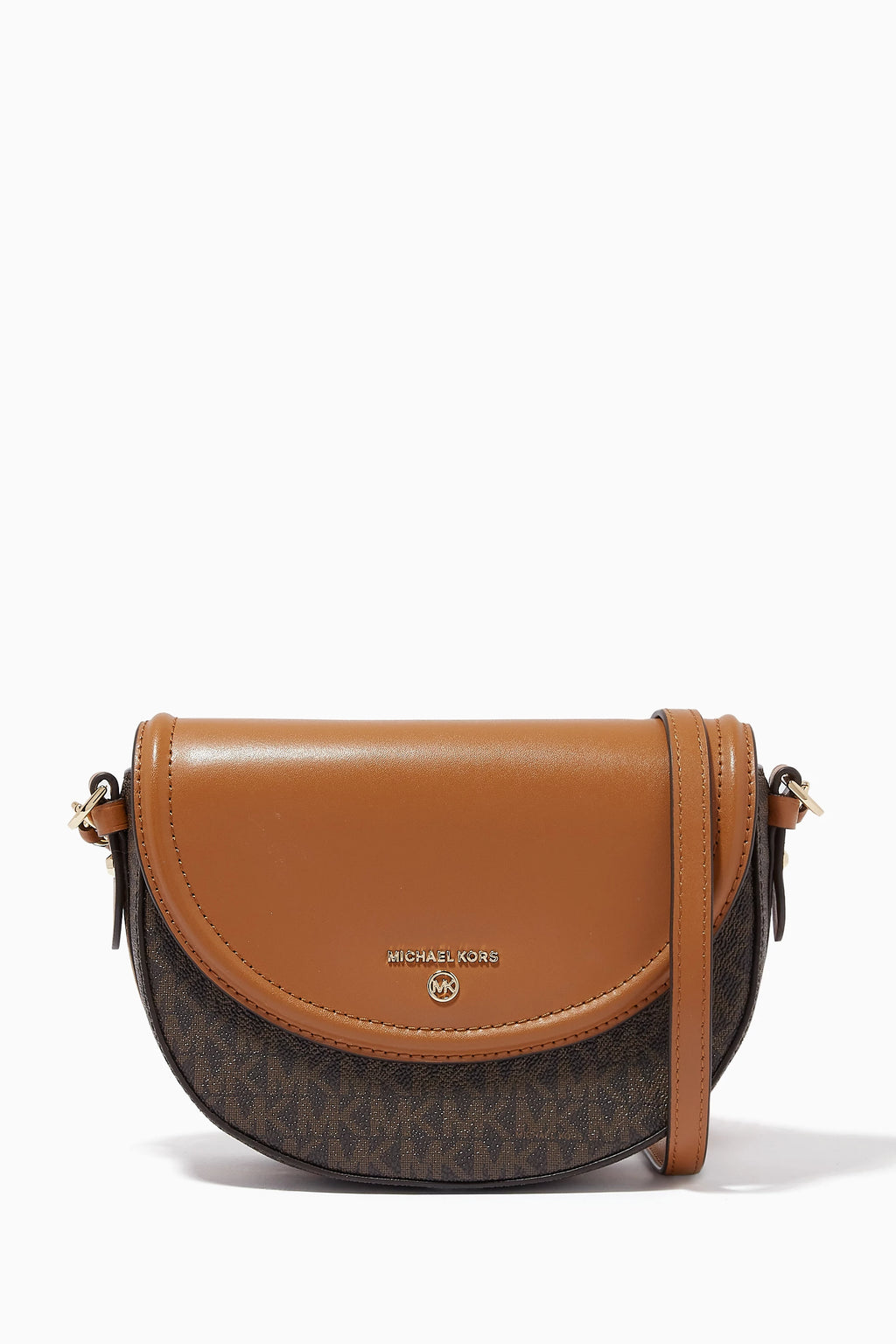 MK Leather messenger bag jet set charm
