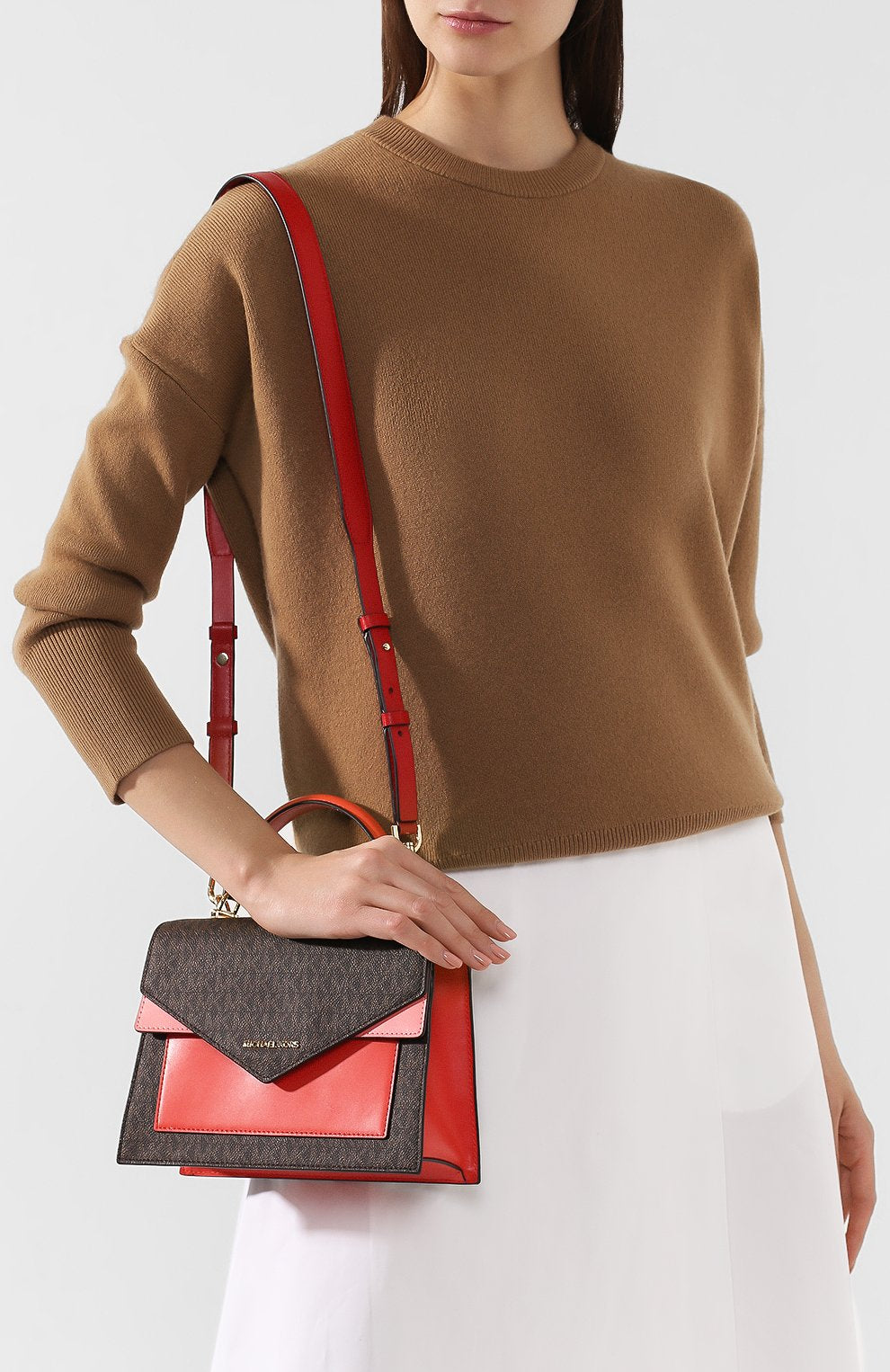 MK Ludlow Signature Leather Satchel Bag