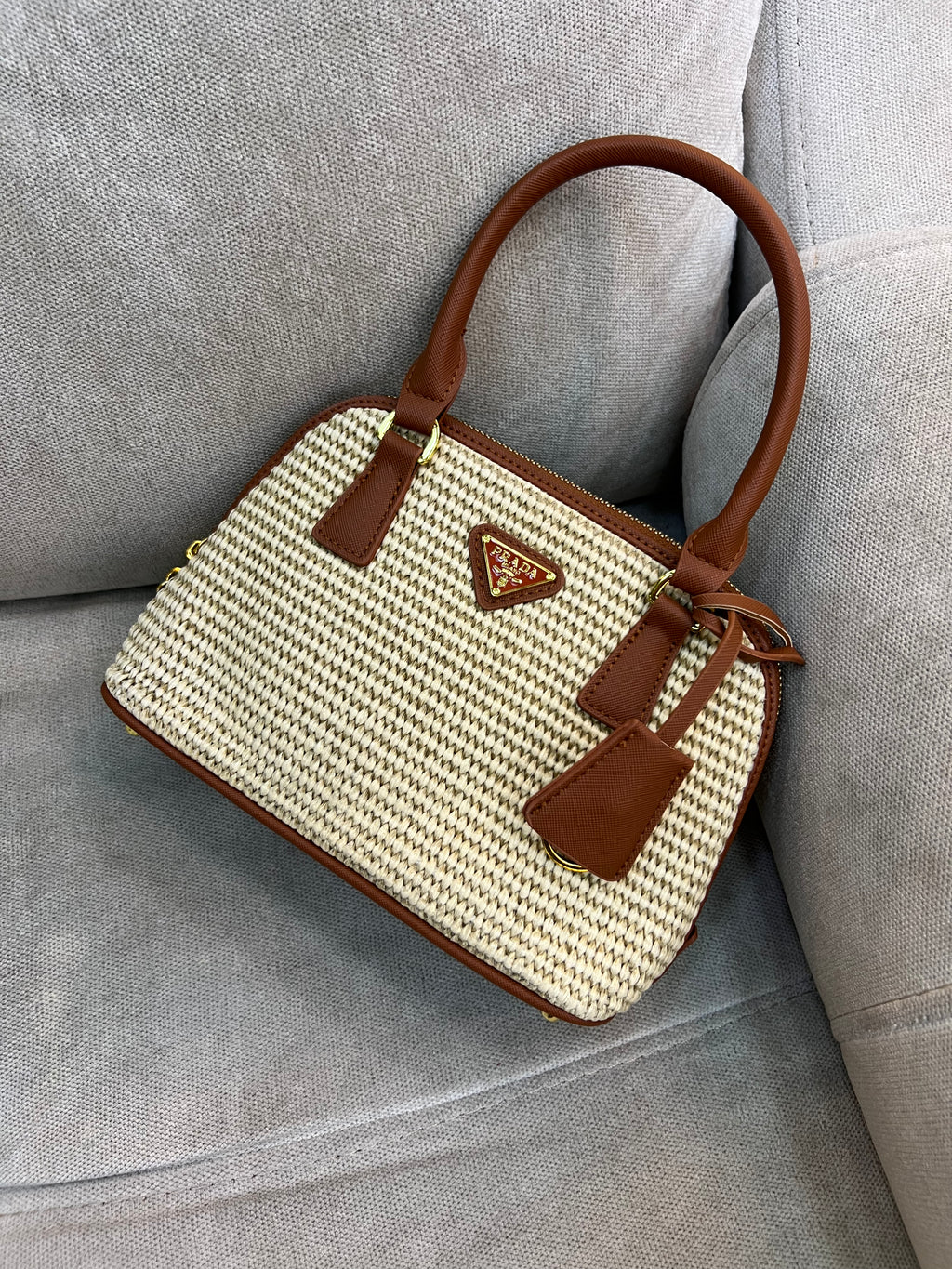 Prada Wicker Saffiano
