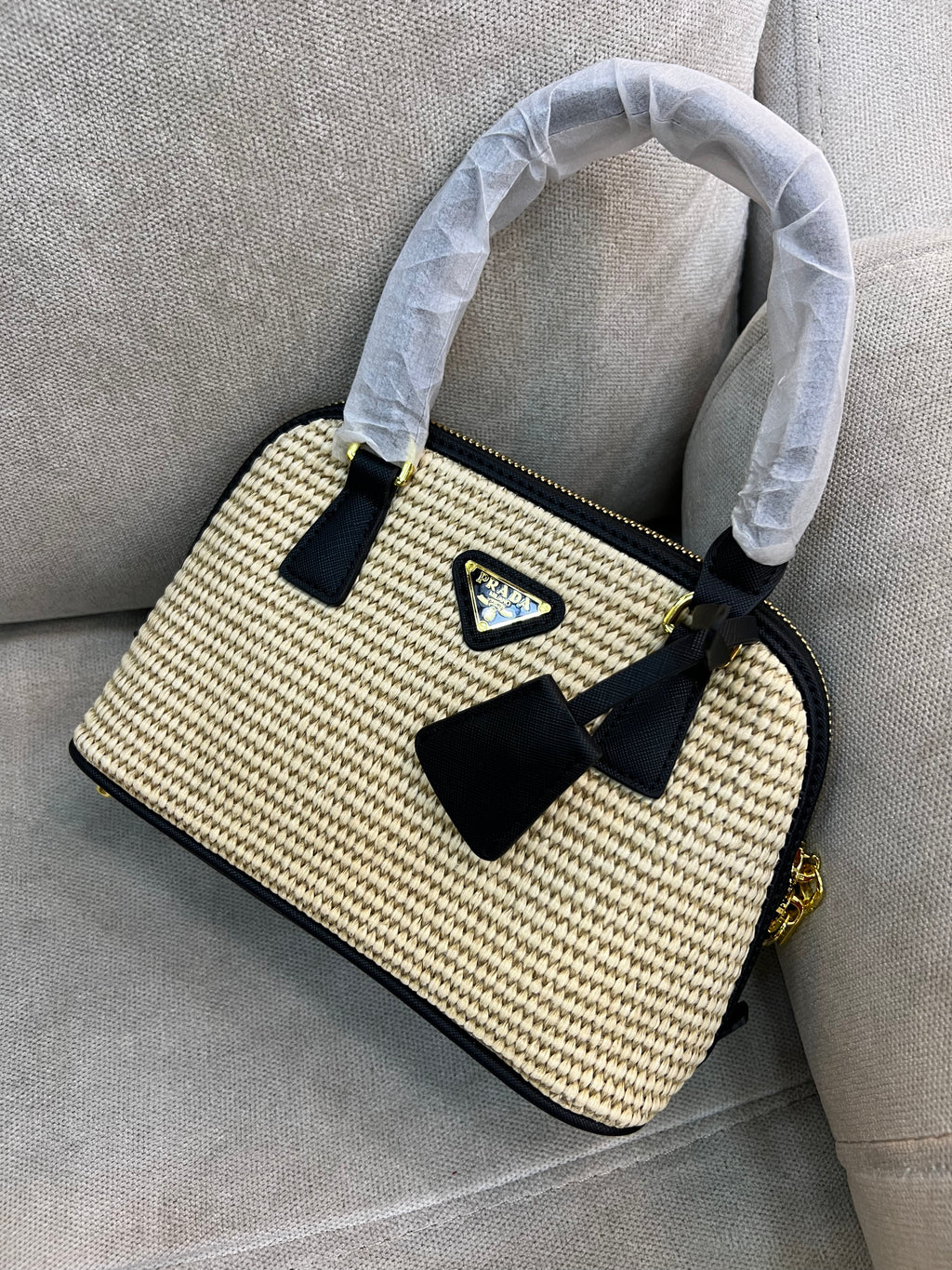 Prada Wicker Saffiano
