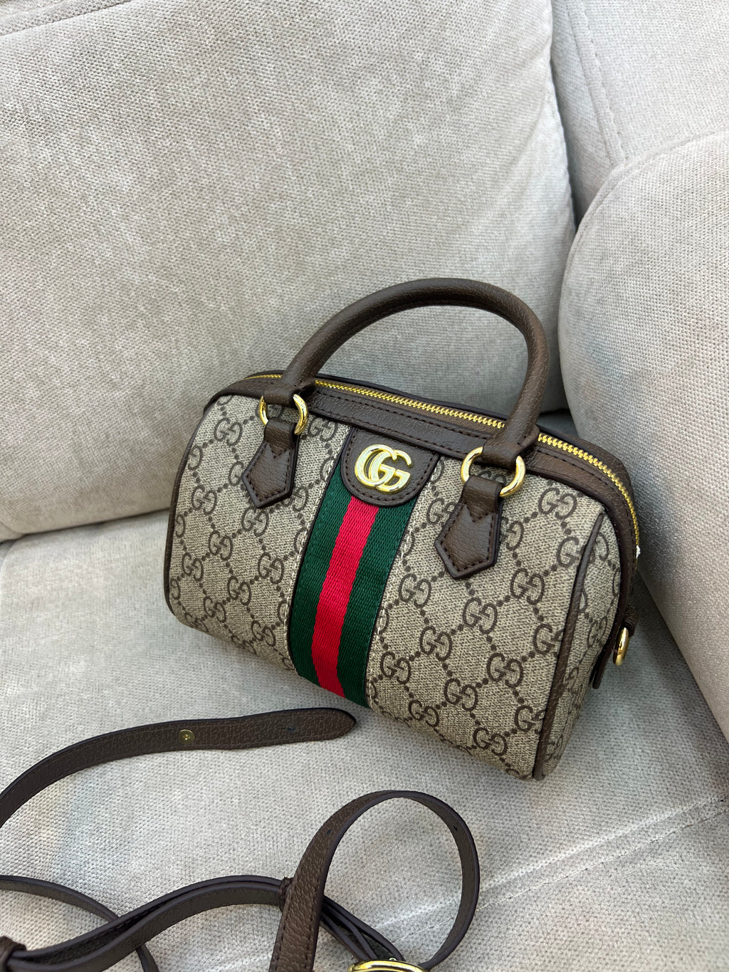 Gucci Ophidia Mini canvas crossbody bag
