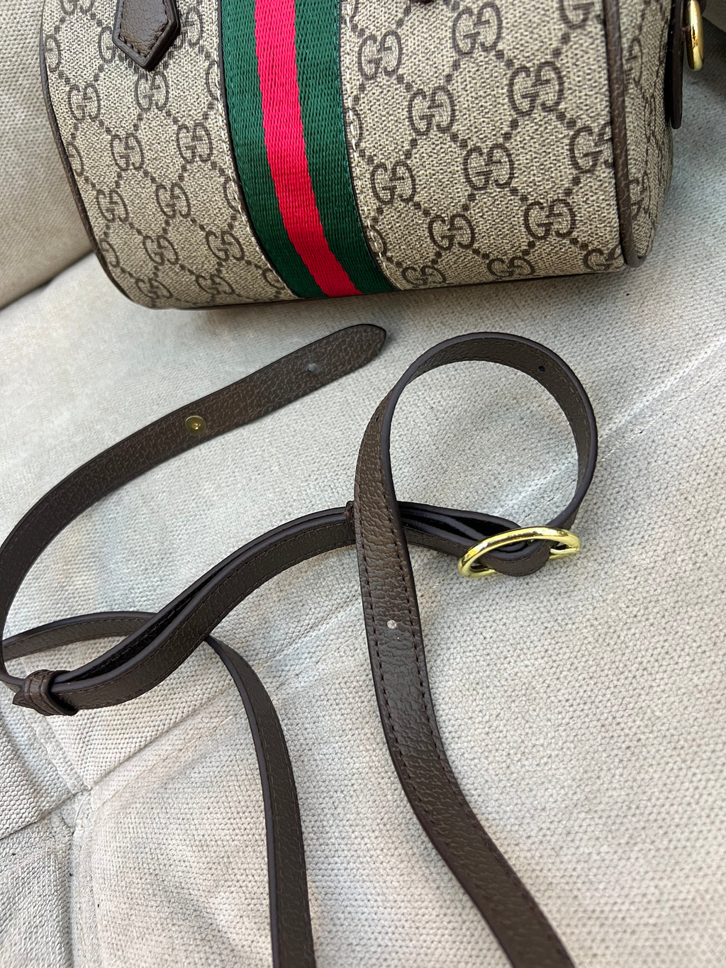 Gucci Ophidia Mini canvas crossbody bag