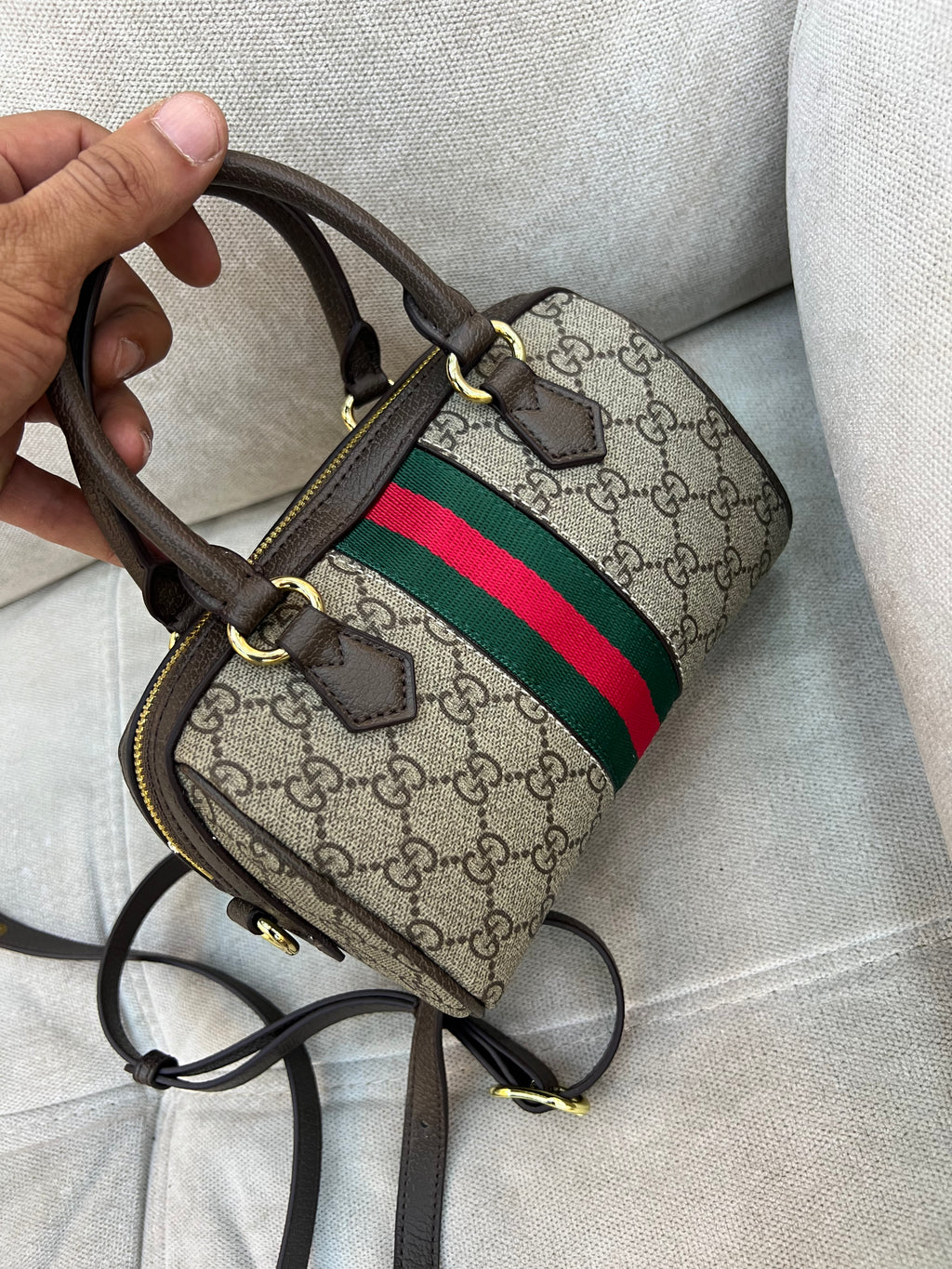 Gucci Ophidia Mini canvas crossbody bag