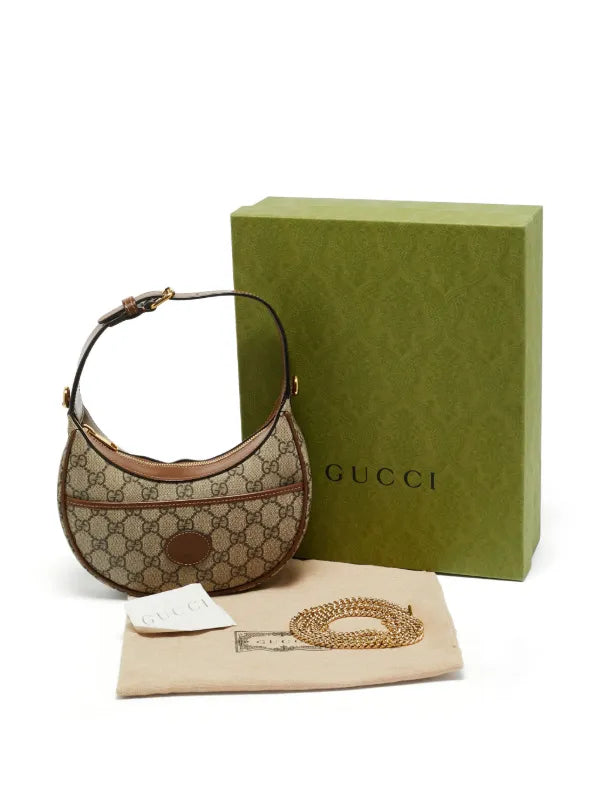 Gucci Ophidia Mini Half-Moon bag
