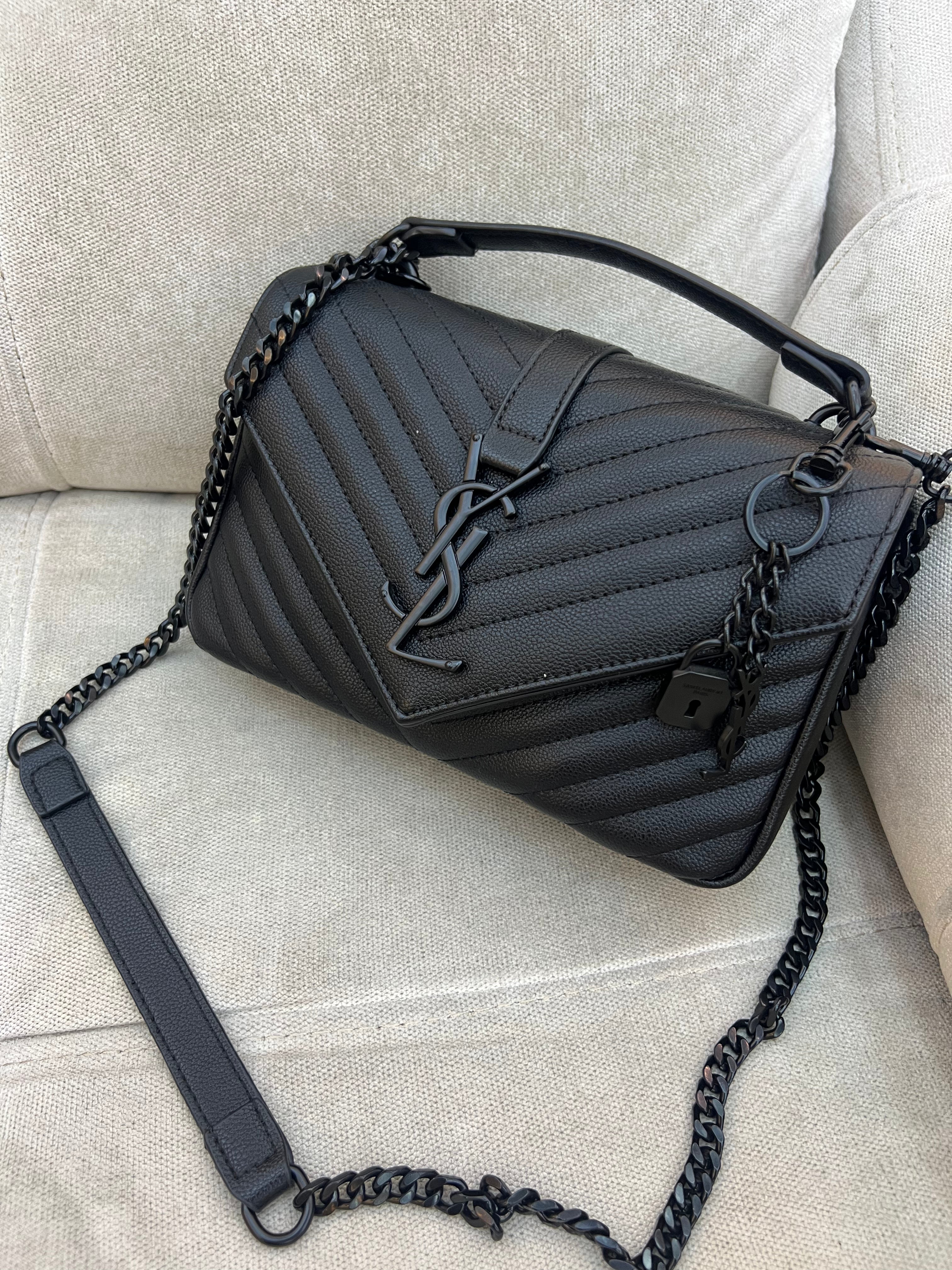 Ysl Monogram College Shoulder Bag