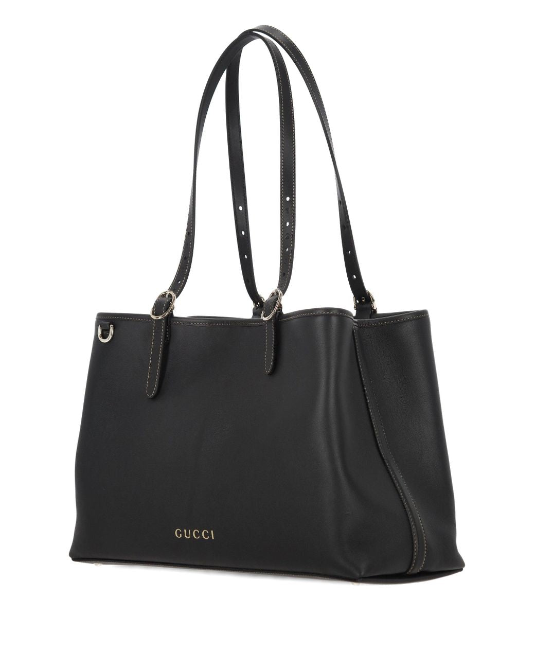 Gucci Medium GG-Emblem Tote Bag